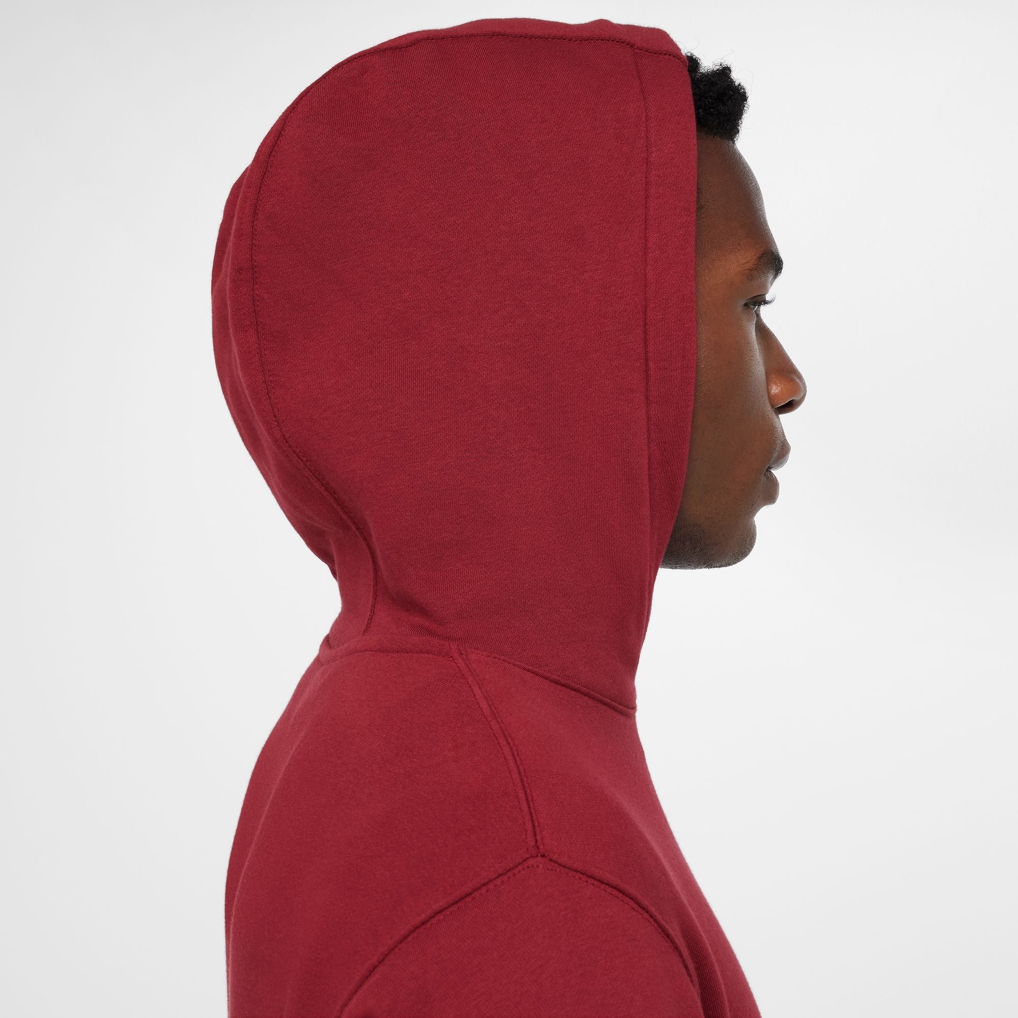 Nike Mens Club Tismen Hoodie - Team Red by Denim Exchange