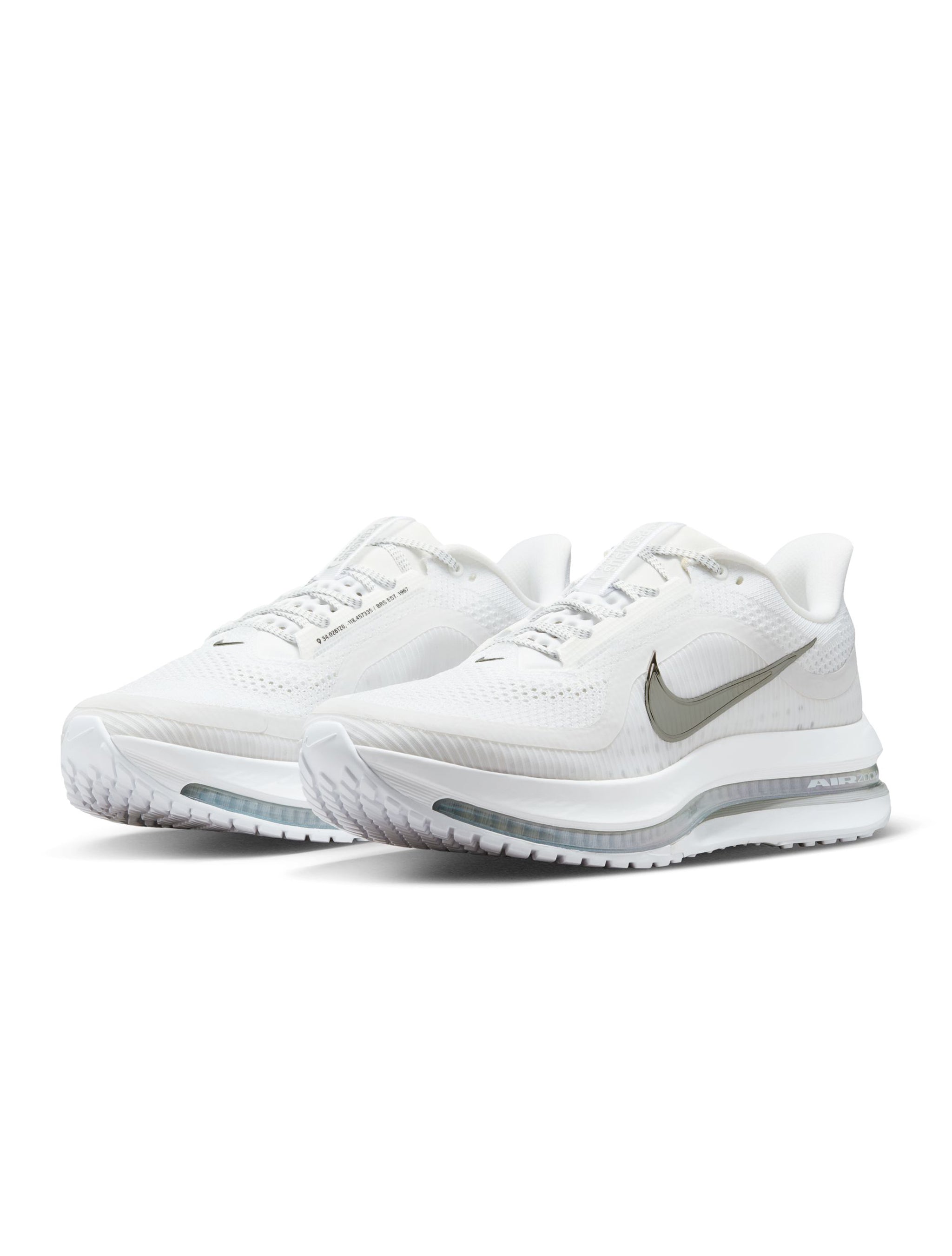 Nike Mens Pegasus Premium - White/Metallic Silver by Denim Exchange