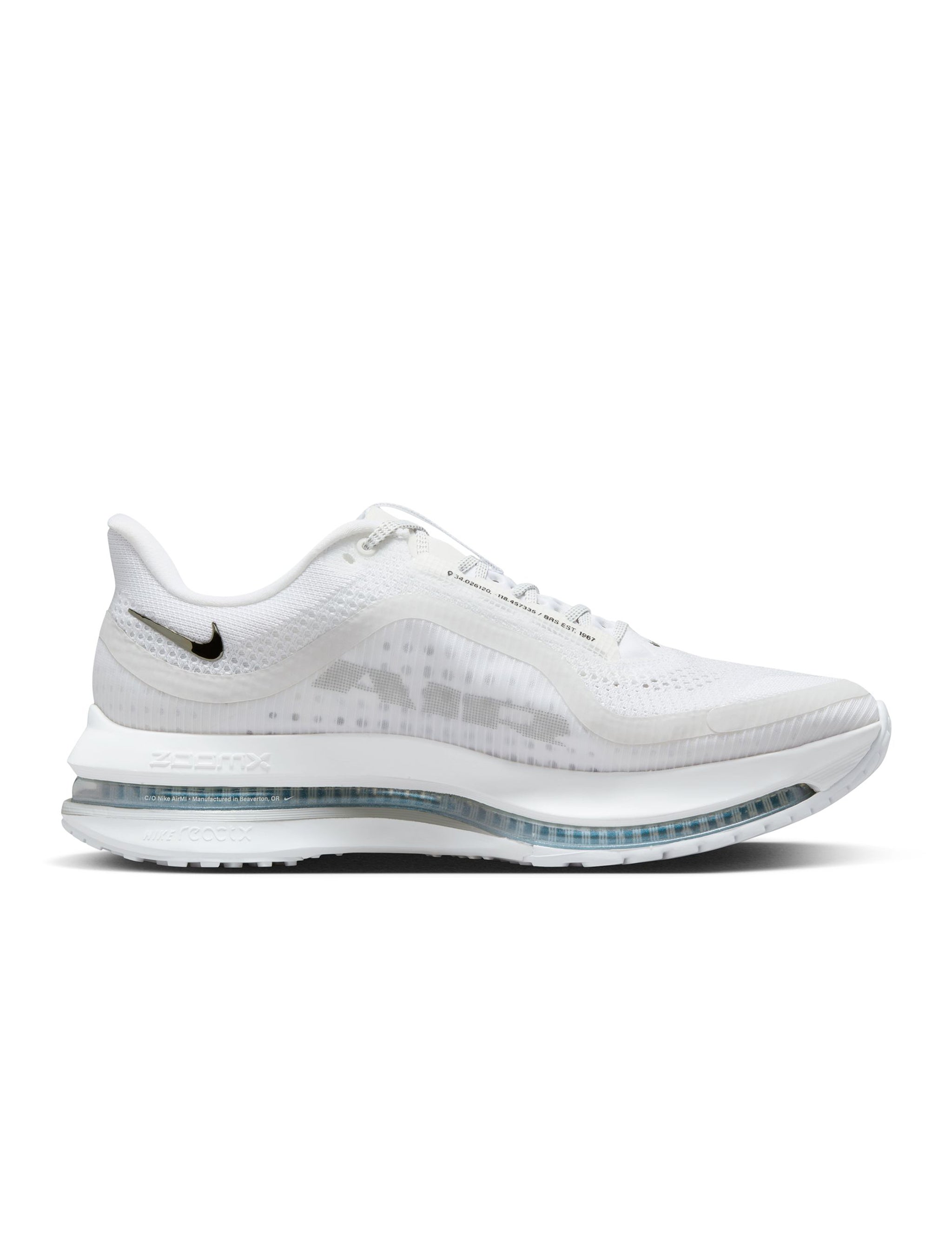 Nike Mens Pegasus Premium - White/Metallic Silver by Denim Exchange