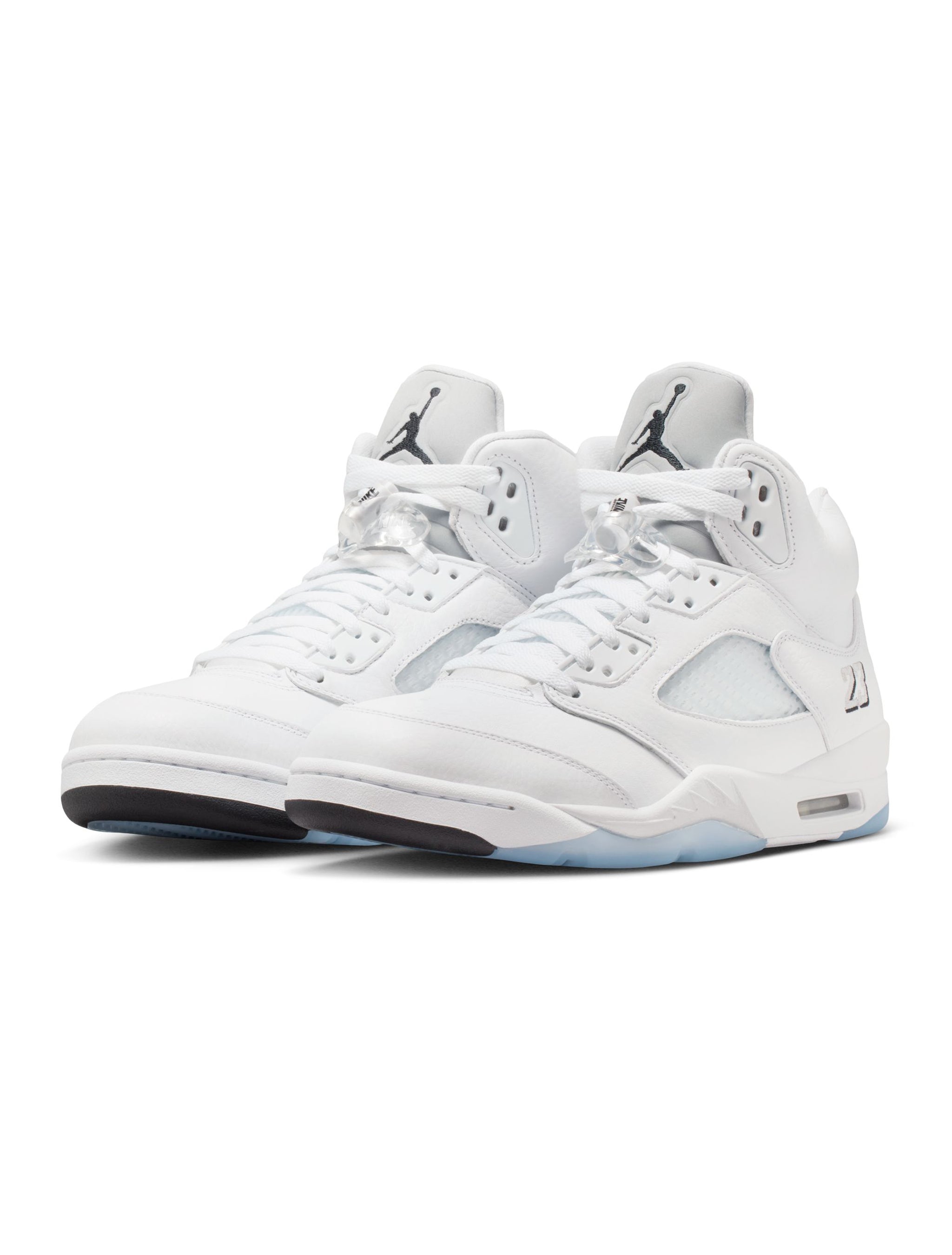 Air Jordan Mens 5 Retro - White Metallic by Denim Exchange
