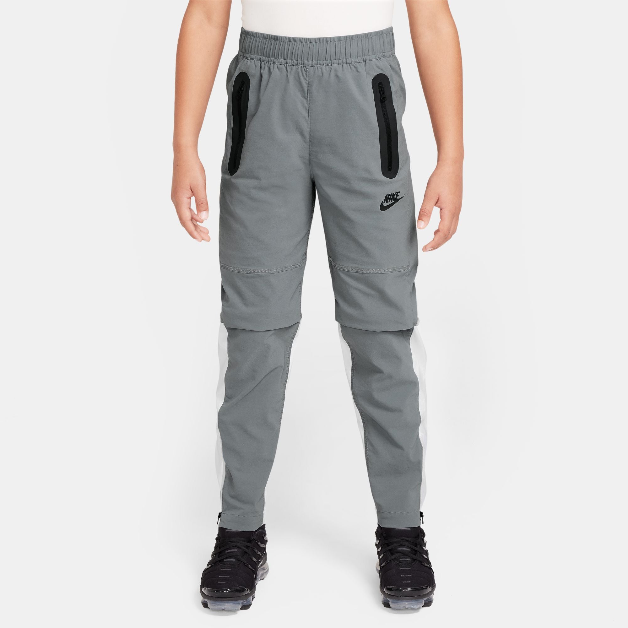 Nike Big Kids Tech Woven Pants - Smoke Grey by Denim Exchange