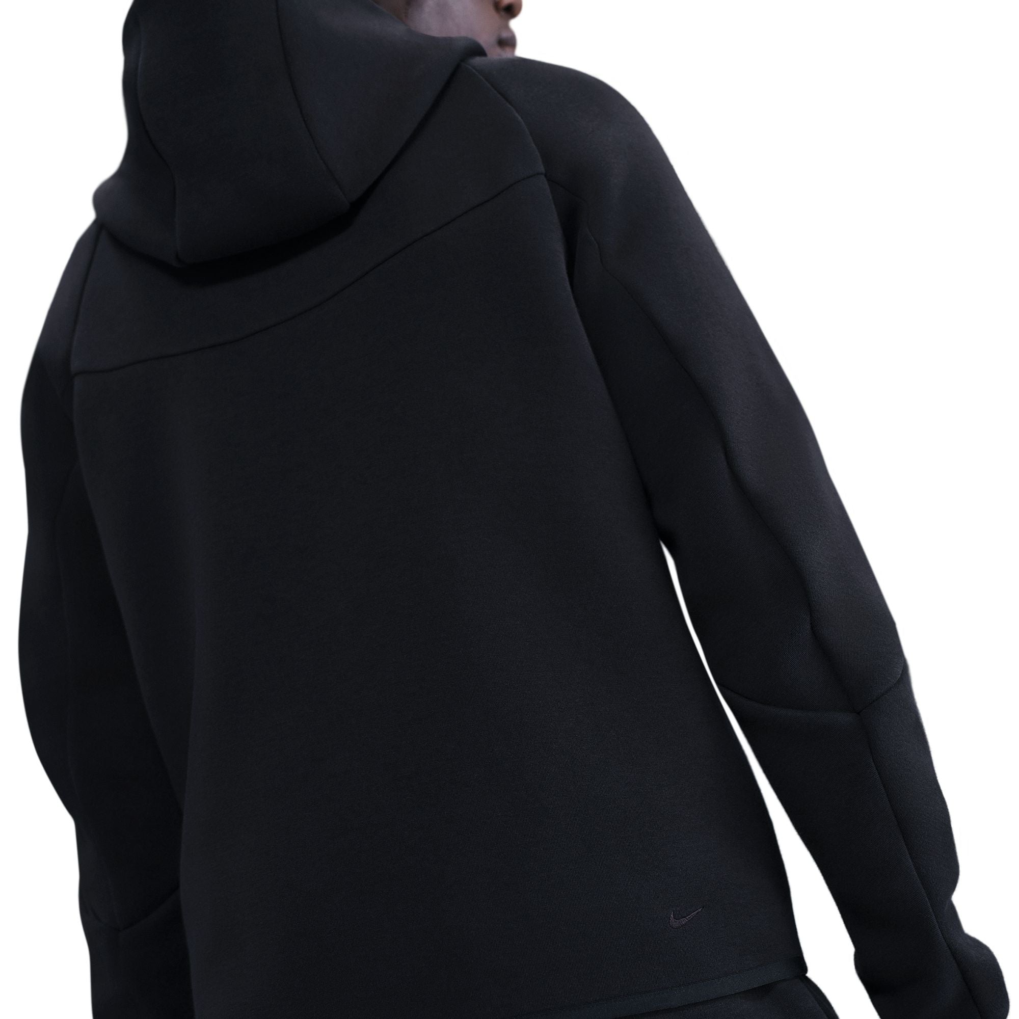 Nike Mens Tech Fleece Full Zip Runner Jacket - Black by Denim Exchange