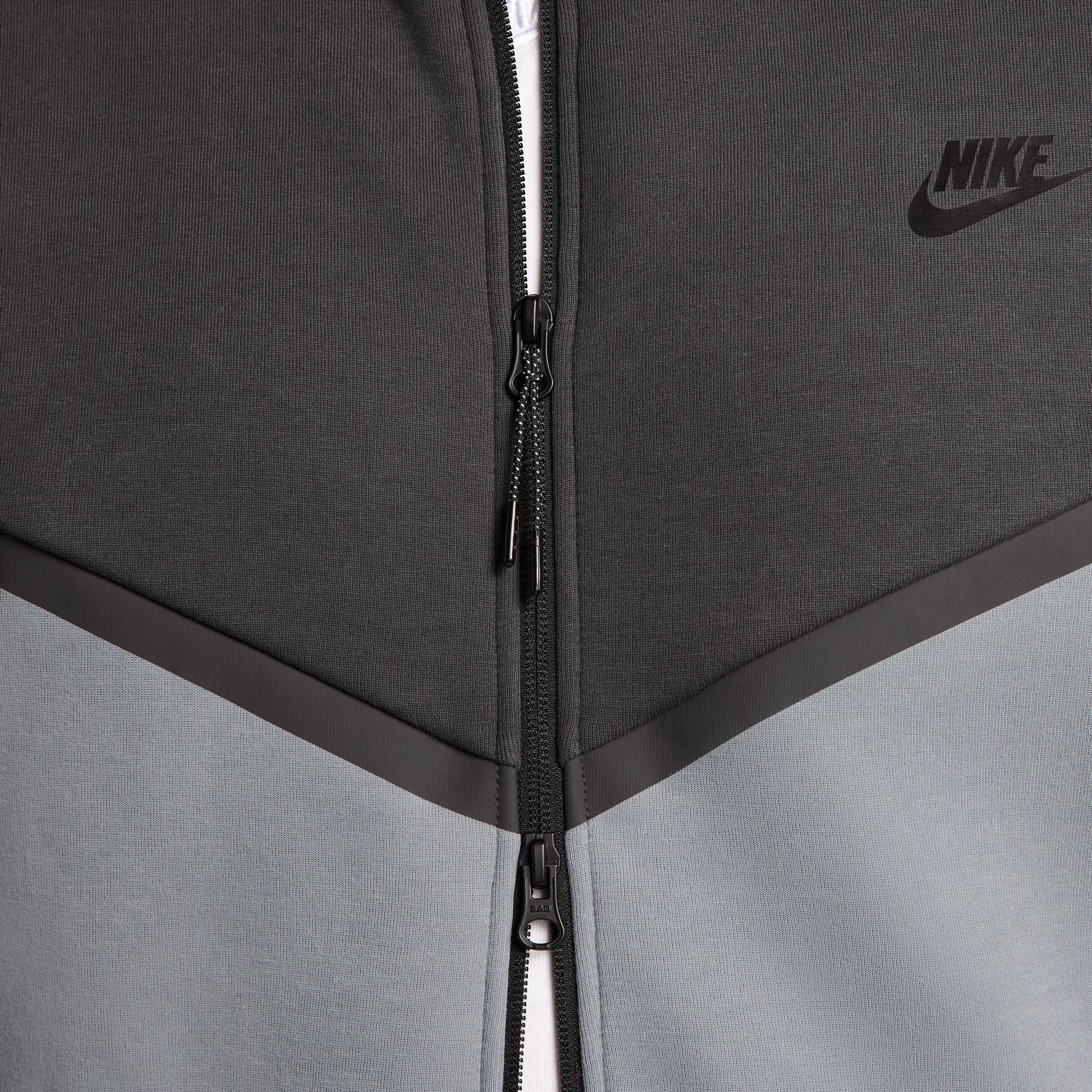 Nike Mens Tech Fleece Hoodie - Anthracite/Cool Grey by Denim Exchange