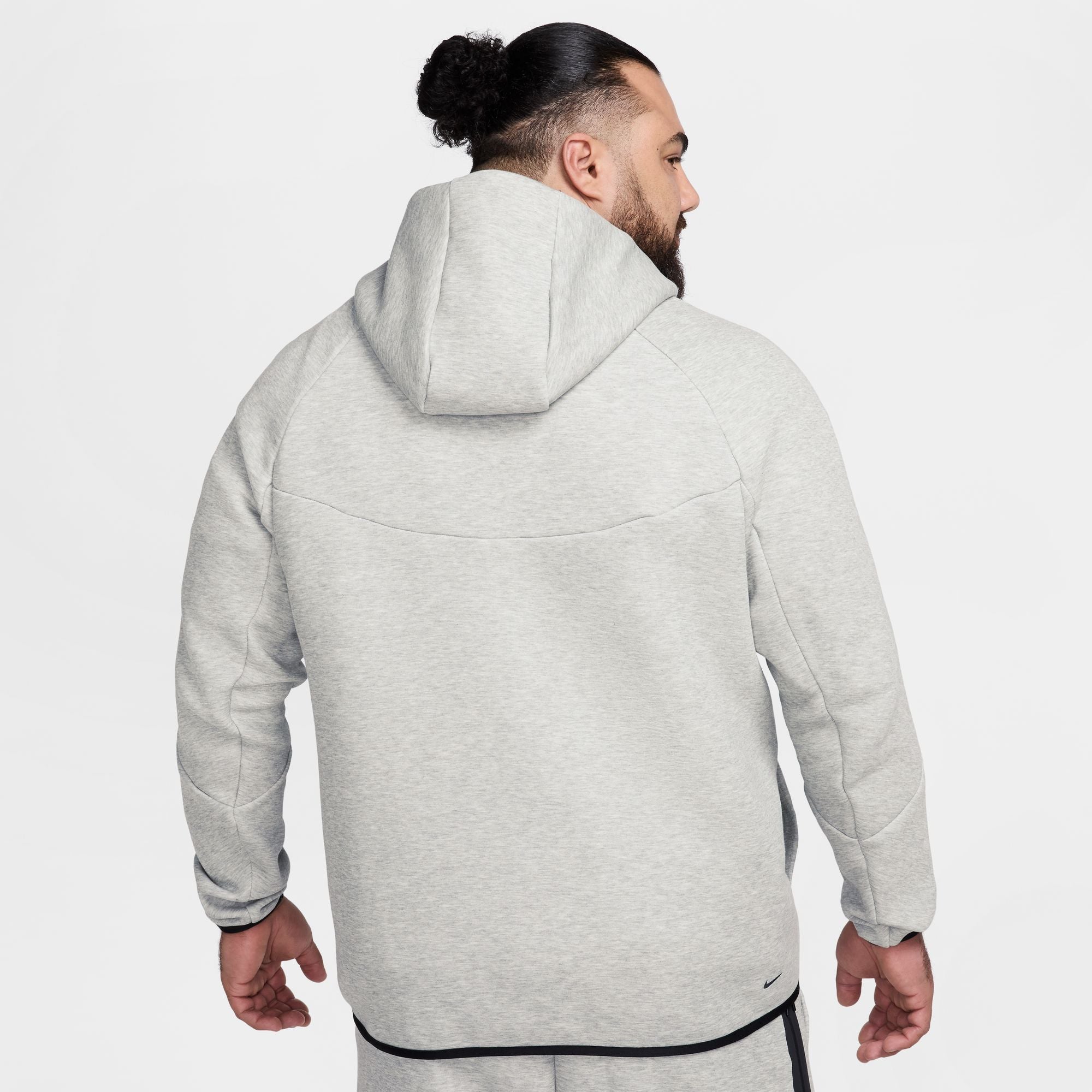 Nike Mens Tech Fleece Hoodie - Heather Grey by Denim Exchange