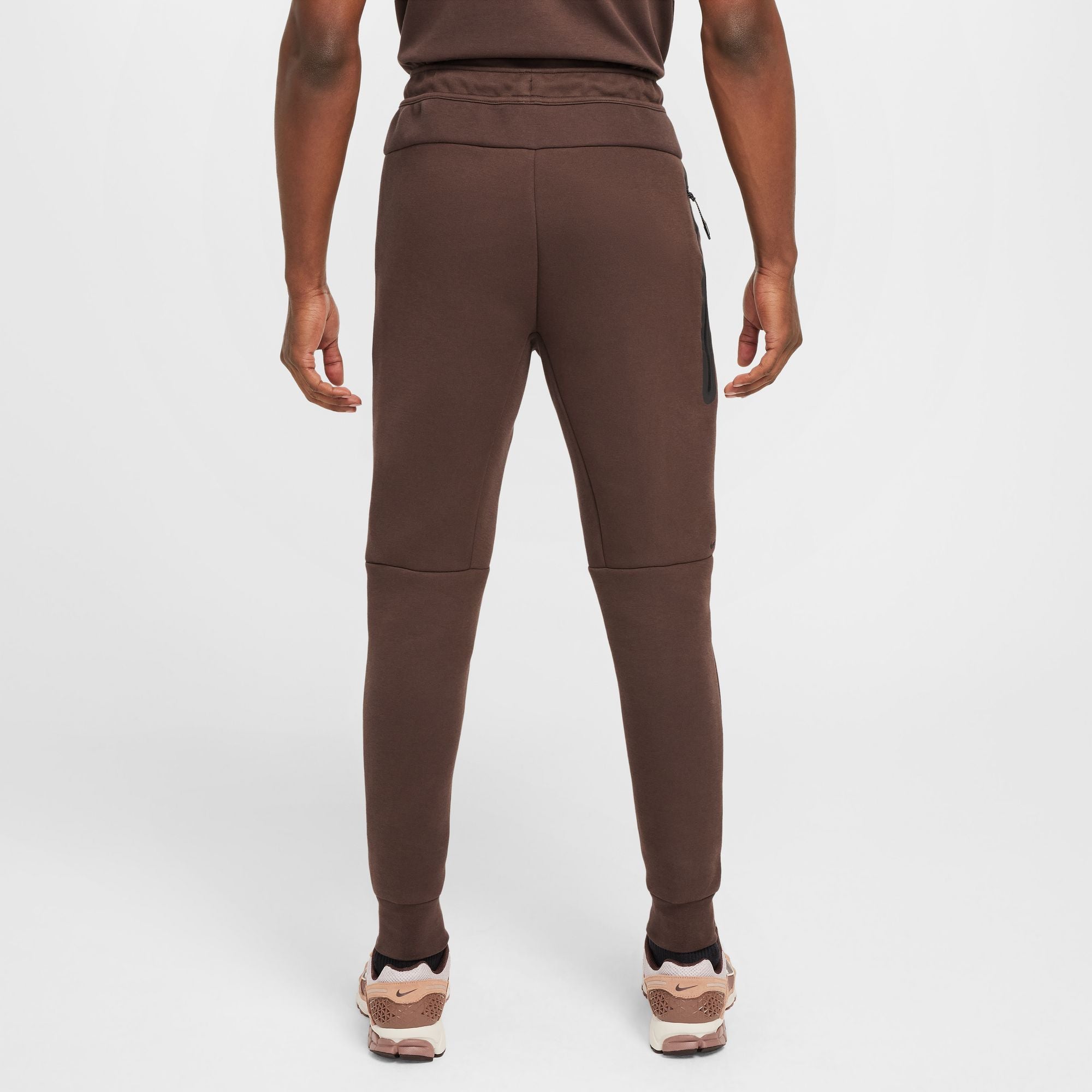 Nike Mens Tech Fleece Joggers - Brown/Black by Denim Exchange