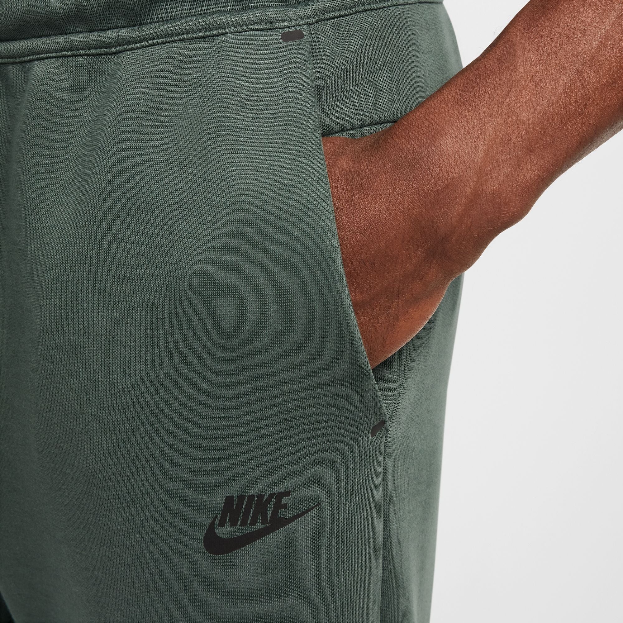 Nike Mens Tech Fleece Joggers - Green/Black by Denim Exchange