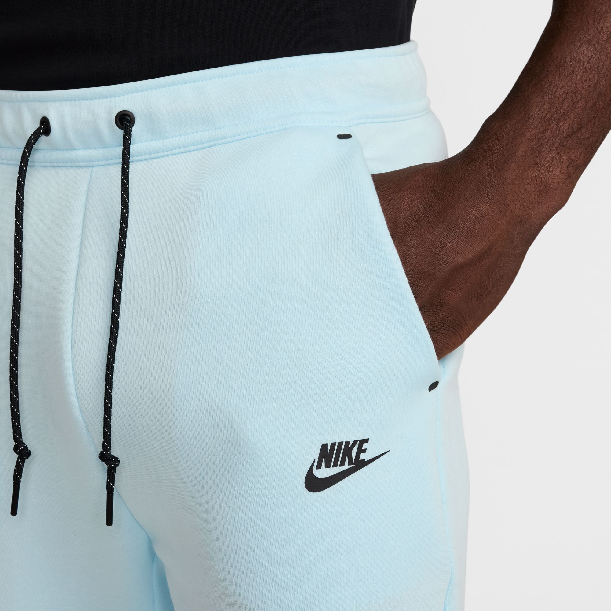 Nike Mens Tech Fleece Joggers- Glacier Blue/Black by Denim Exchange