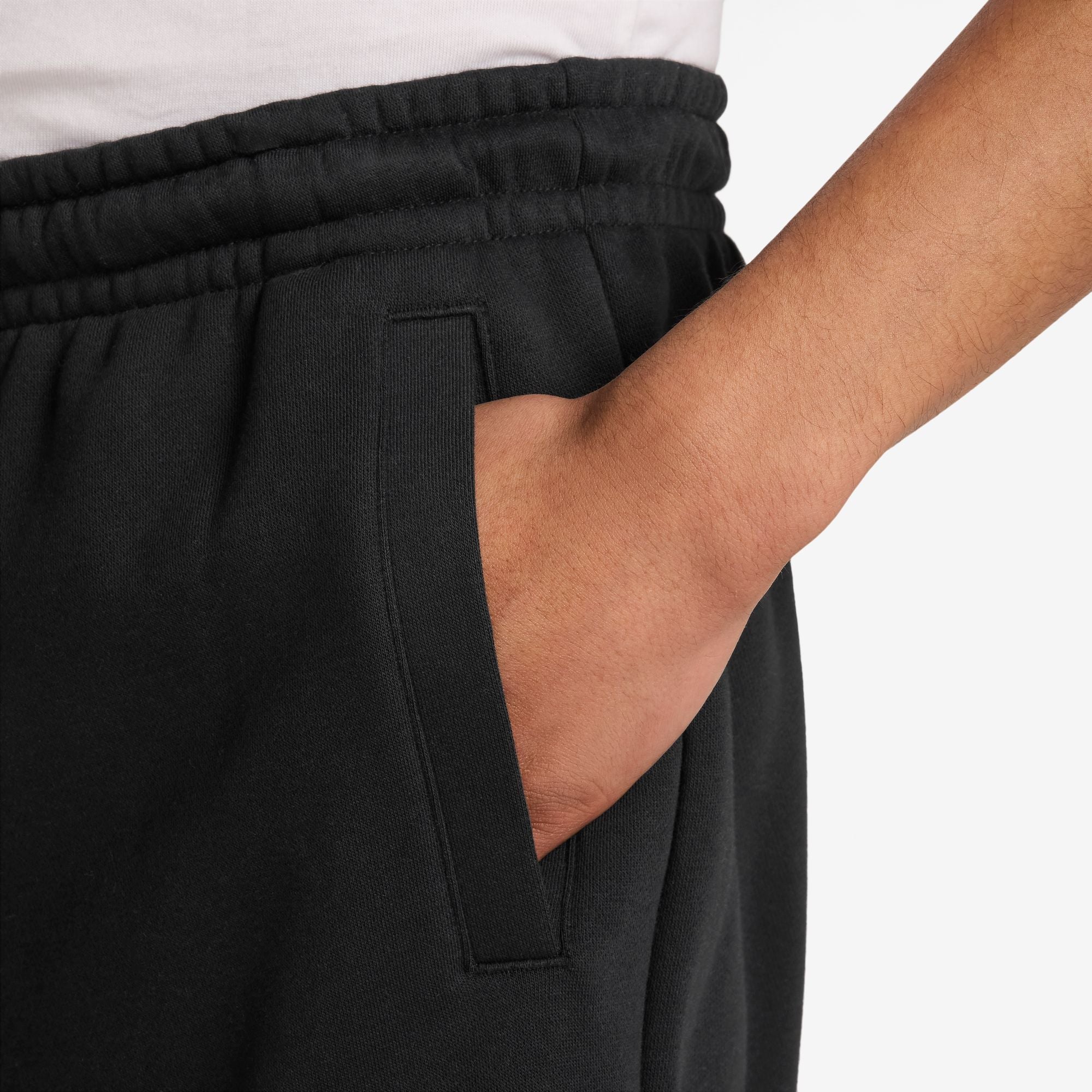 Air Jordan Mens Brooklyn Fleece Shorts - Black by Denim Exchange