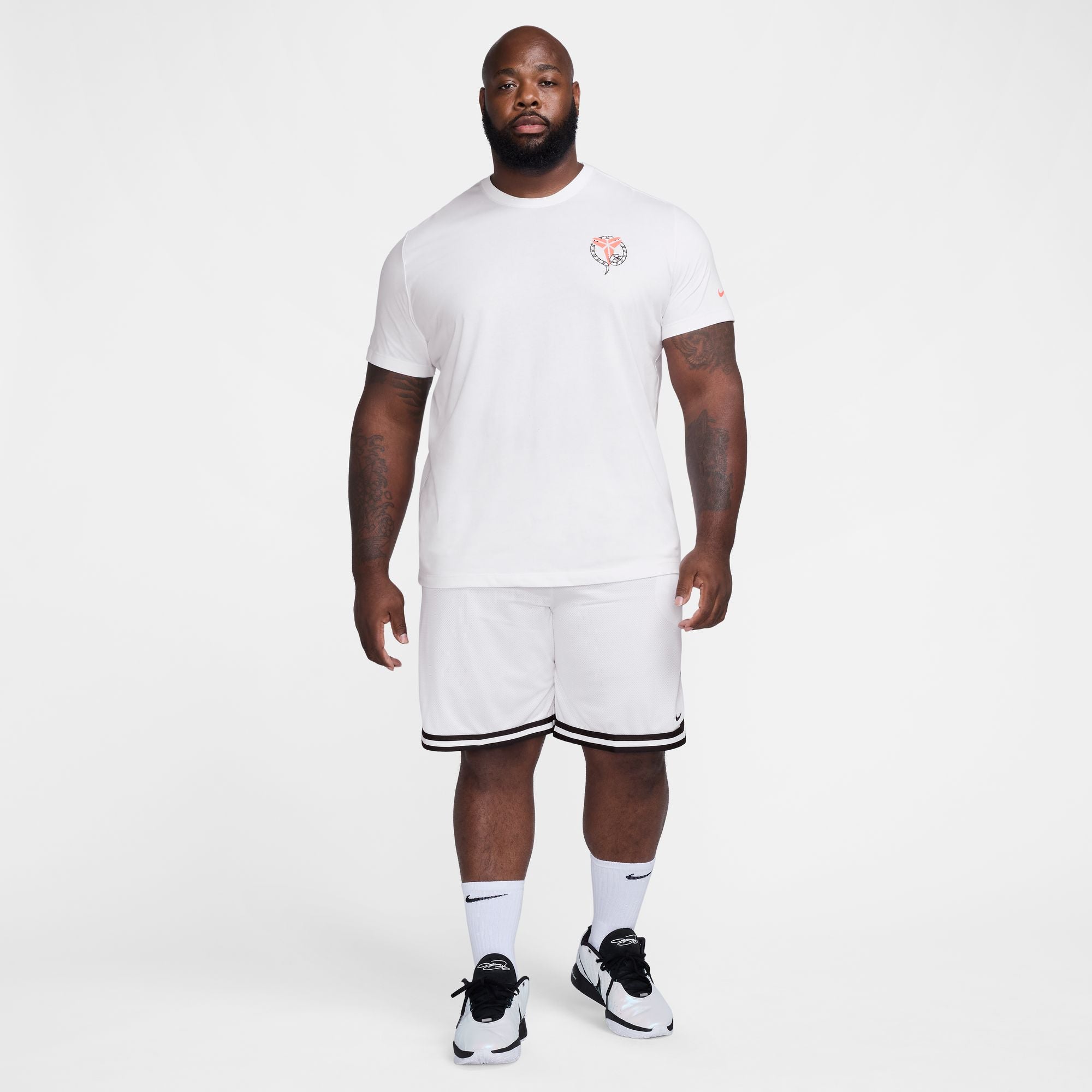 Nike Mens Kobe Stockings Tee - White by Denim Exchange