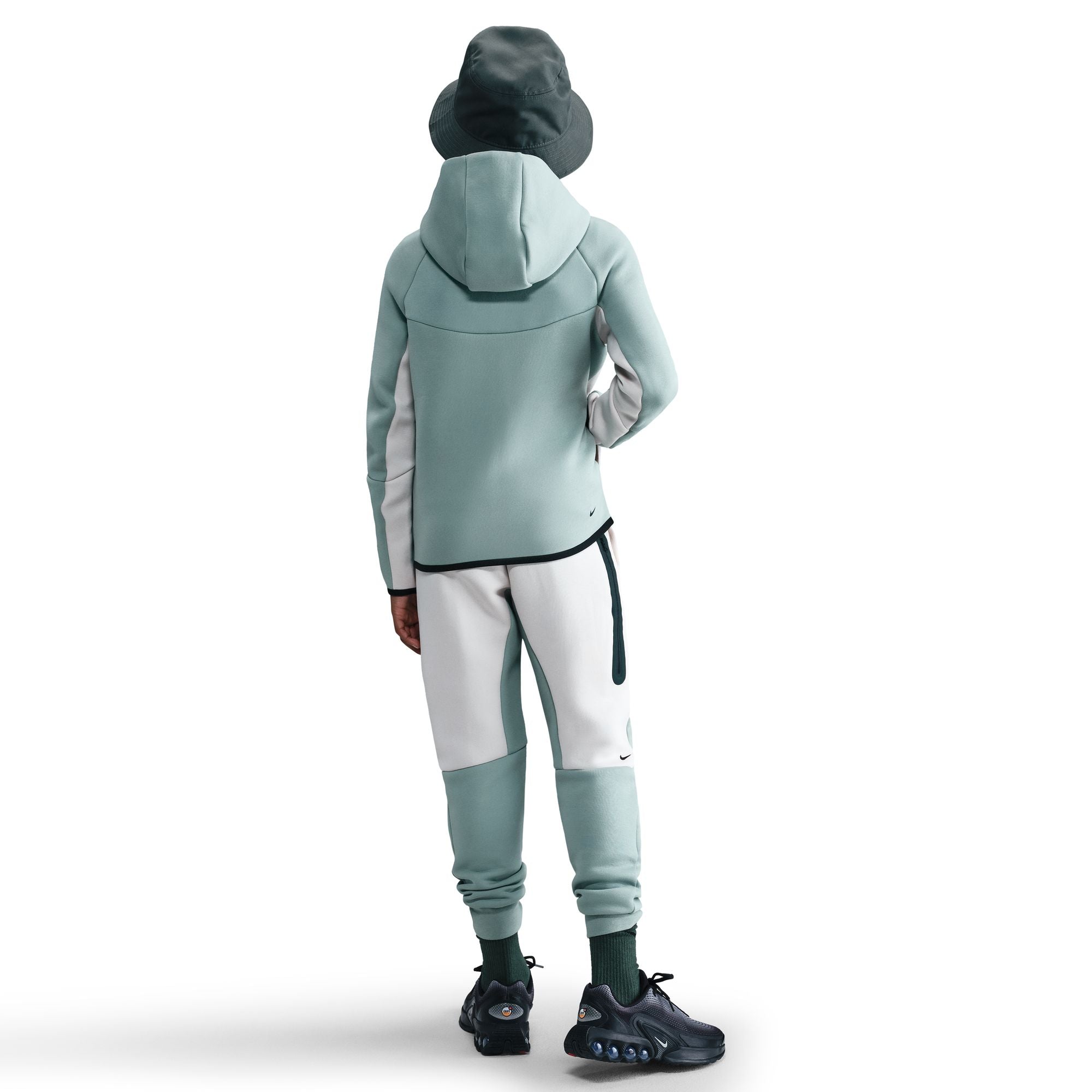 Nike Big Kids Sportswear Tech Fleece Hoodie - Dusty Sage by Denim Exchange