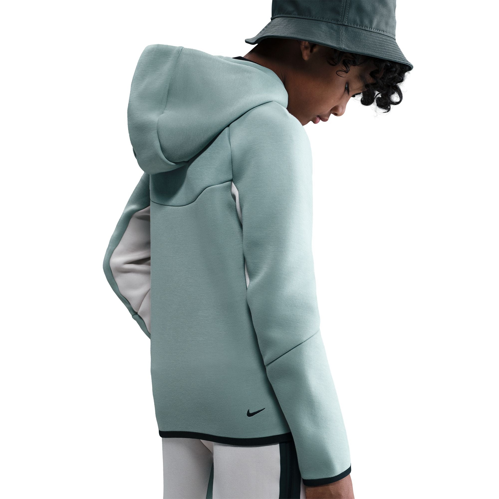 Nike Big Kids Sportswear Tech Fleece Hoodie - Dusty Sage by Denim Exchange