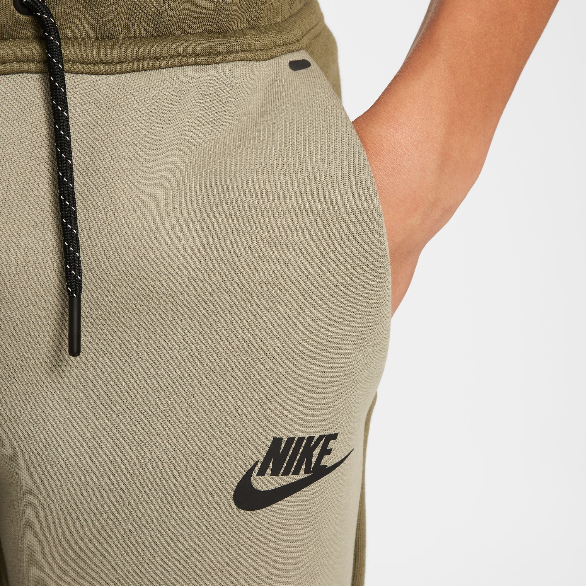 Nike Big Kids Tech Fleece Joggers - Medium Olive by Denim Exchange