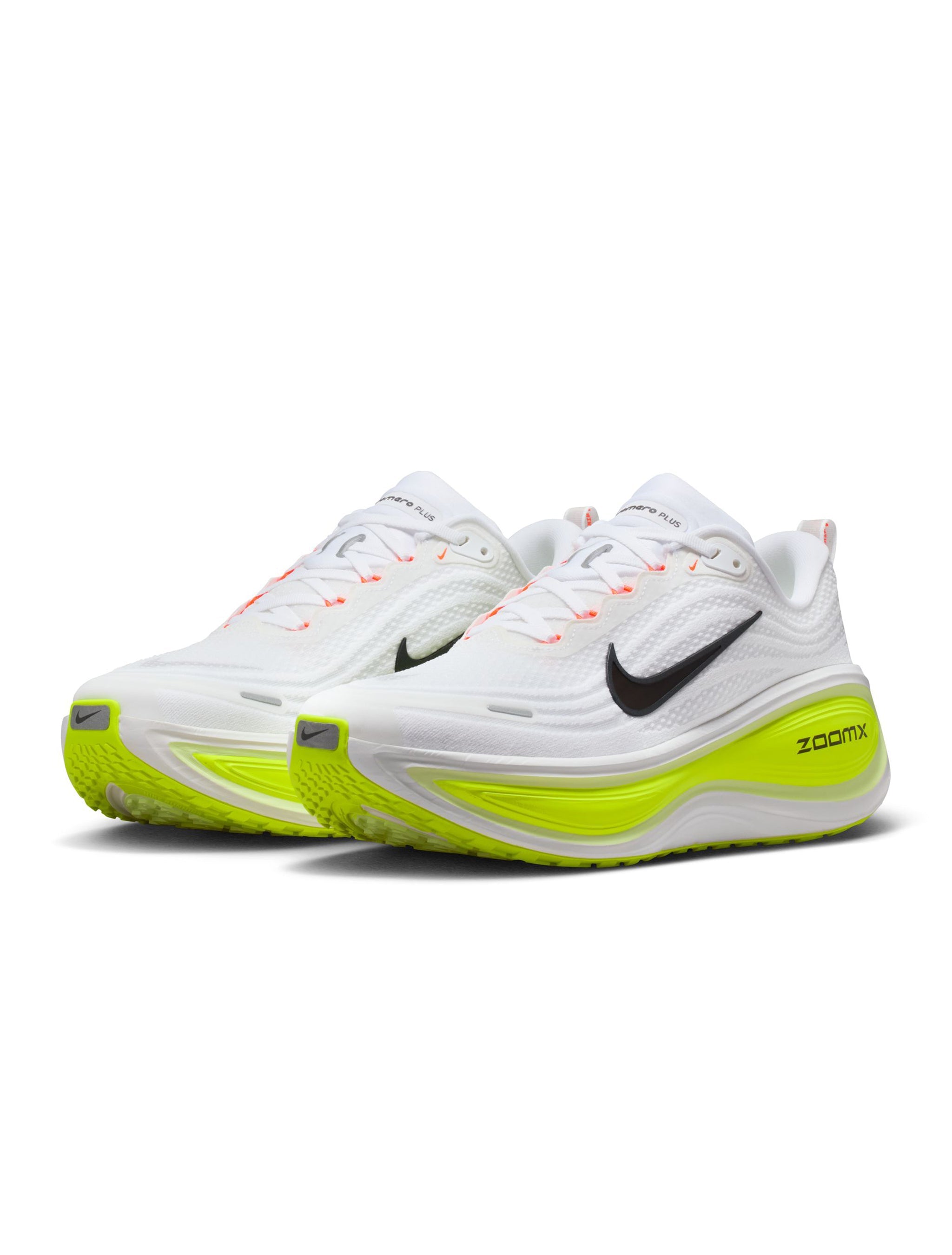 Nike Mens Vomero Plus - White/Barely Volt by Denim Exchange