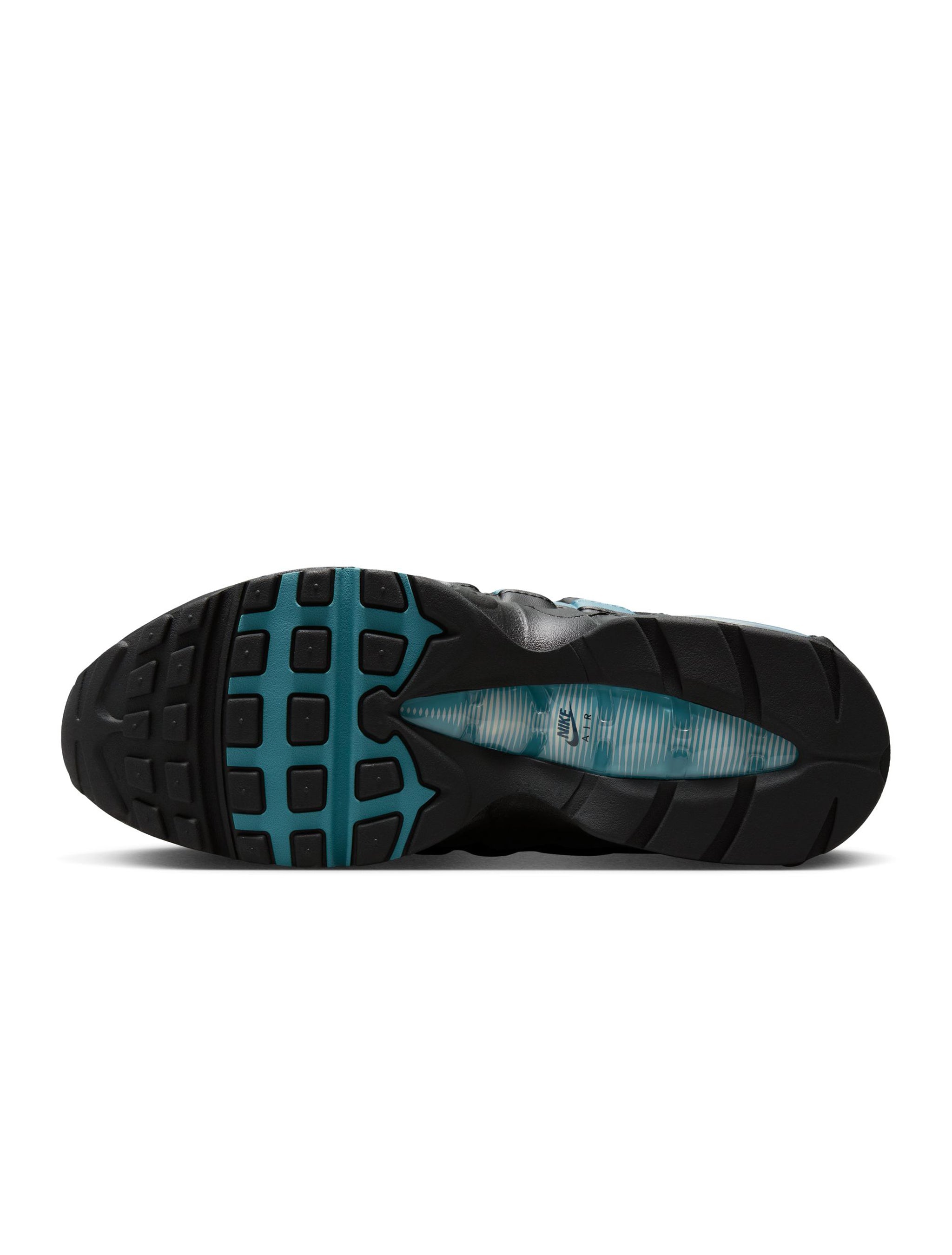 Nike Mens Air Max 95 "Big Bubble" - Black/Smokey Blue by Denim Exchange