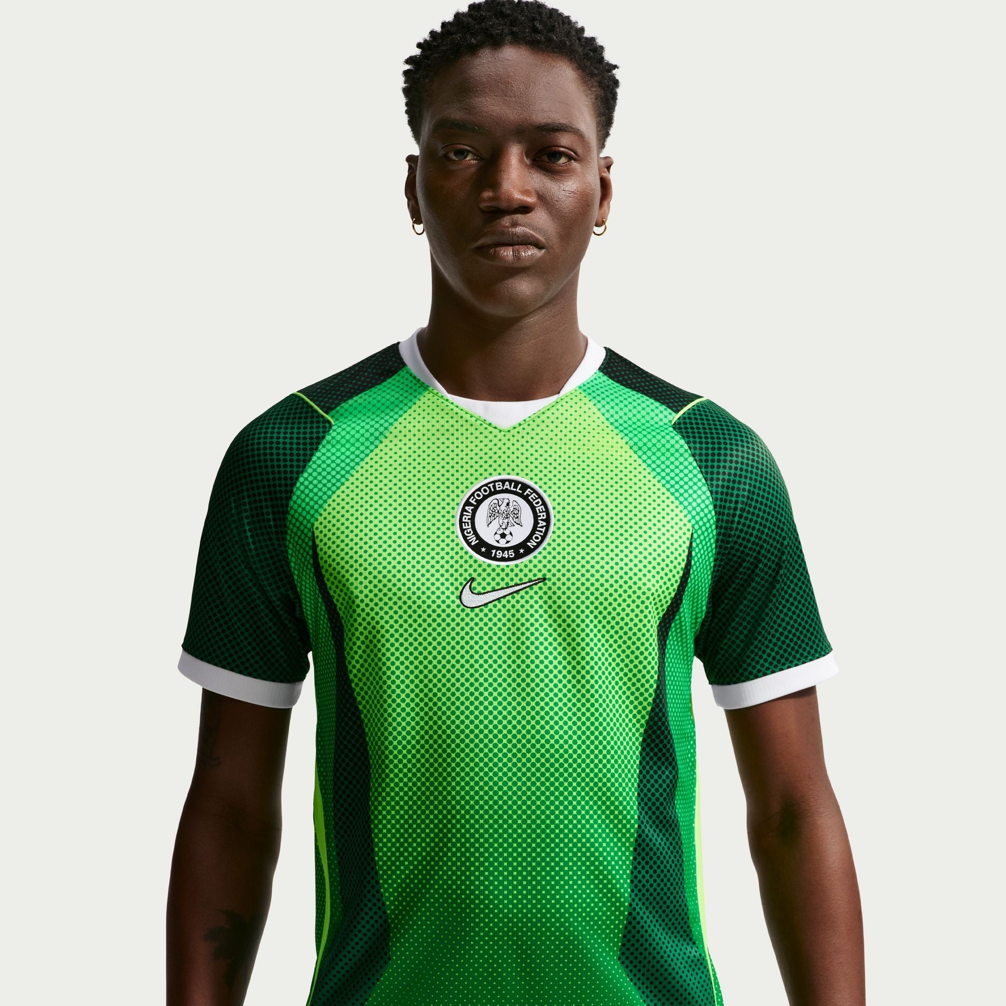 Nike Mens Nigeria 2026 Stadium Home Jersey - Pine Green by Denim Exchange