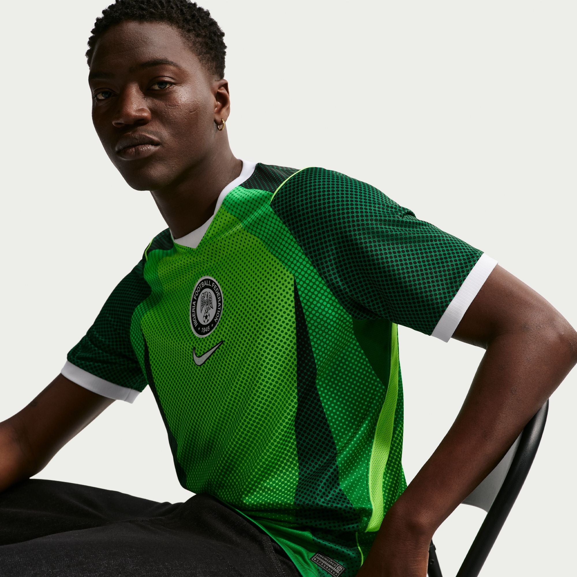 Nike Mens Nigeria 2026 Stadium Home Jersey - Pine Green by Denim Exchange