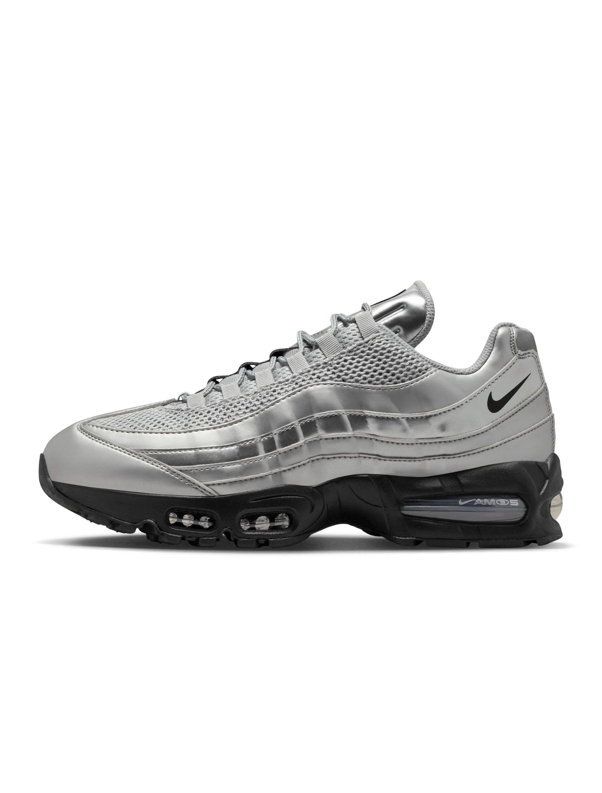Nike Mens Air Max 95 - Metallic Silver by Denim Exchange