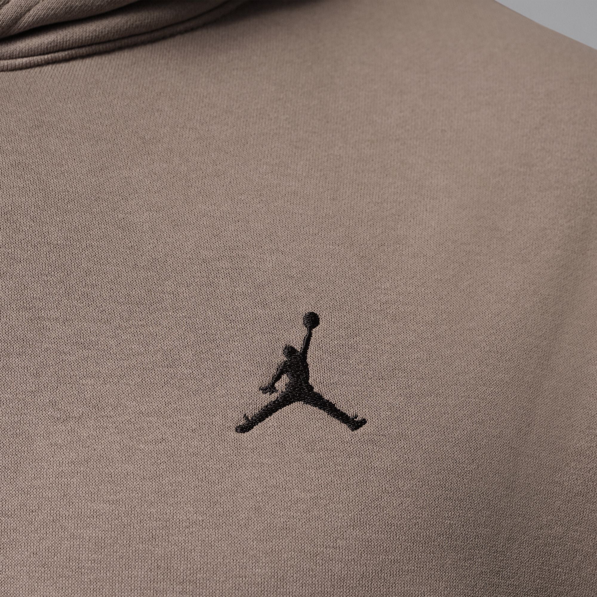 Air Jordan Mens Brooklyn Fleece Pullover Hoodie - Olive Grey by Denim Exchange