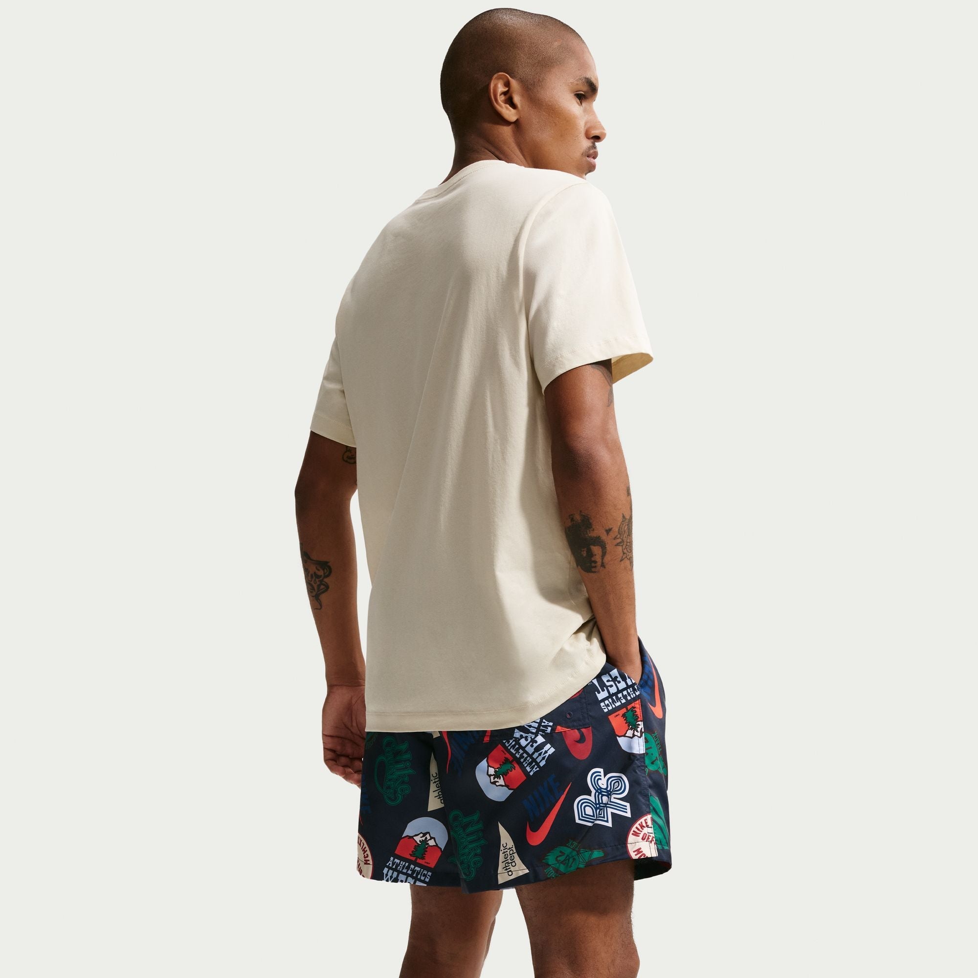 Nike Mens Sportswear Club Woven Shorts - Obsidian/Khaki by Denim Exchange