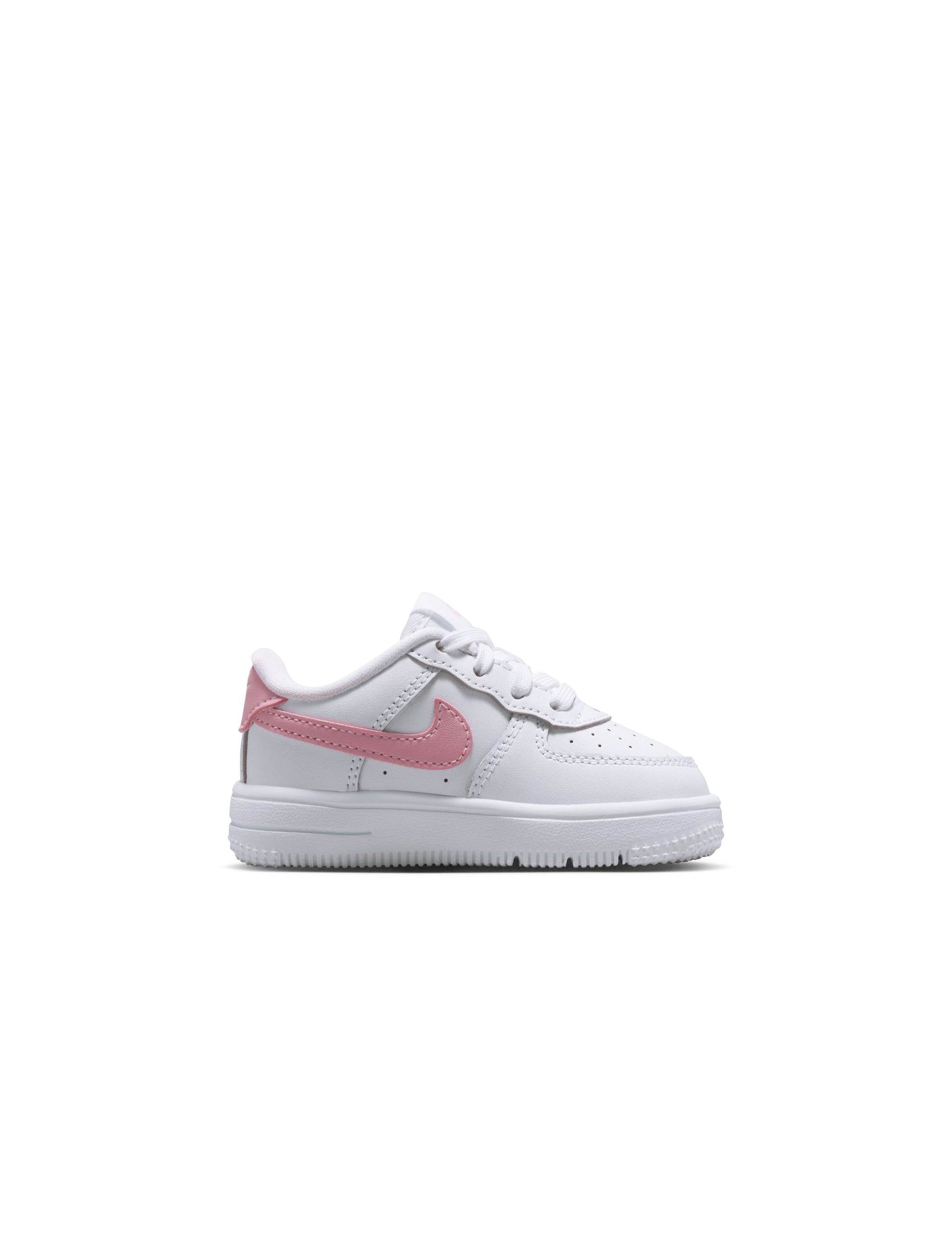 Nike (TD) Force 1 Low - White/Soft Pink by Denim Exchange