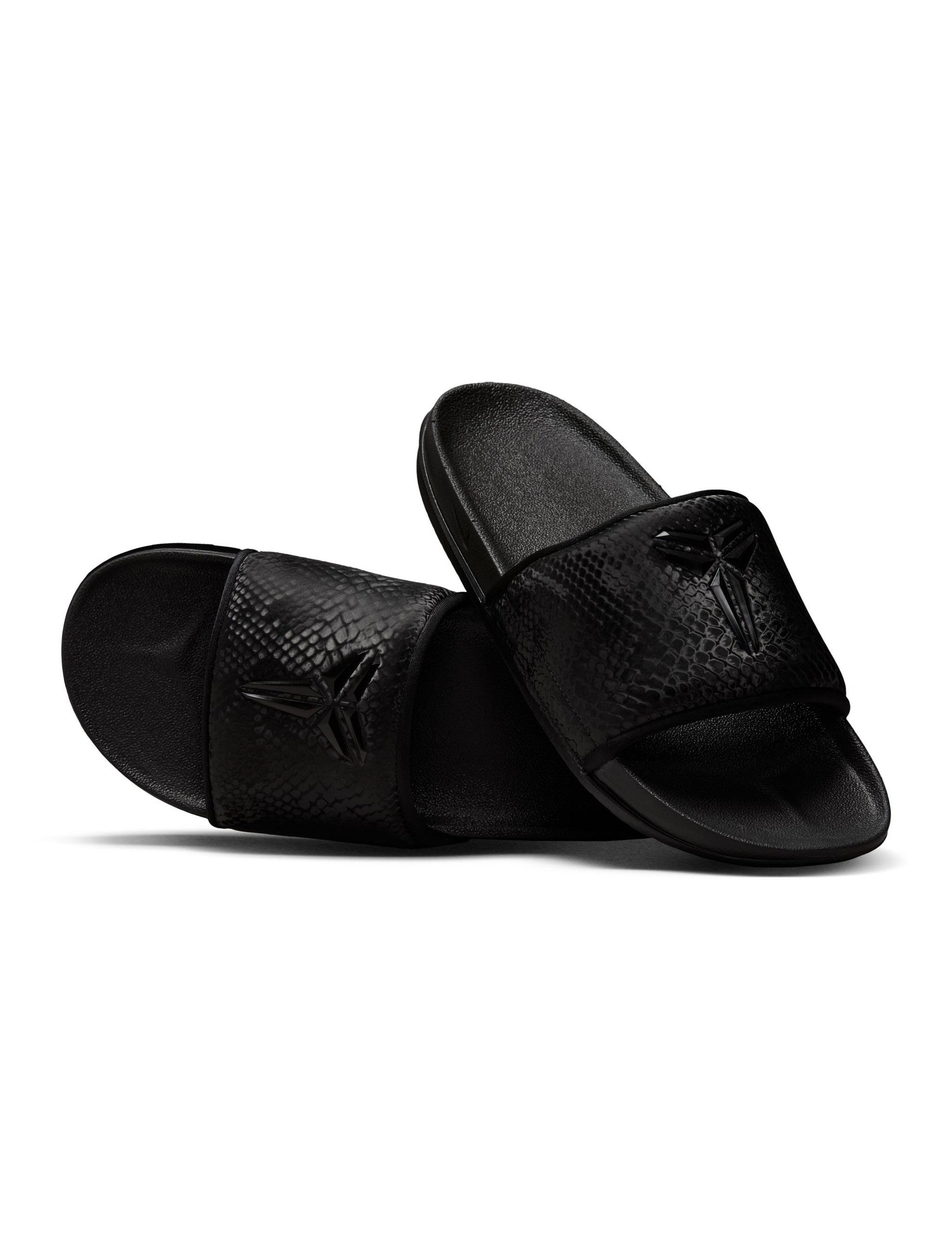 Nike Mens Kobe Offcourt Slides - Black/Black by Denim Exchange