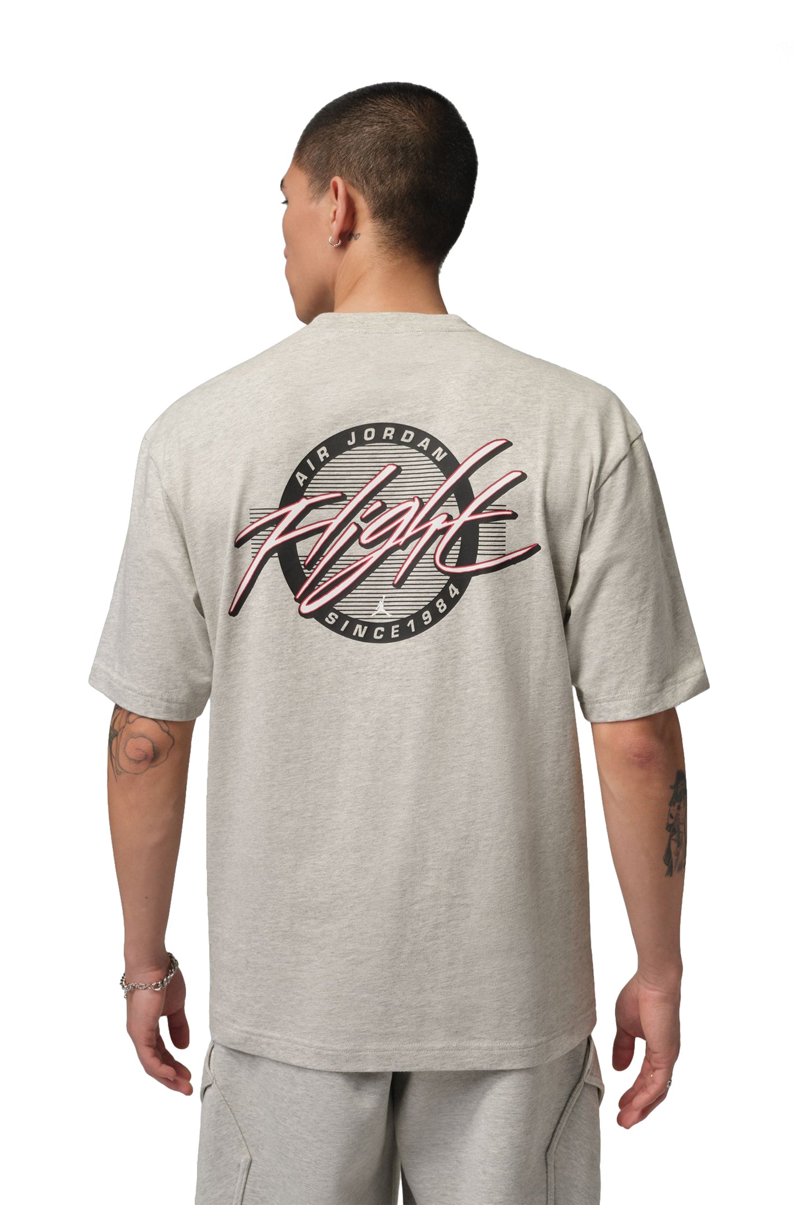Air Jordan Mens Flight Tee - Grey Heather by Denim Exchange