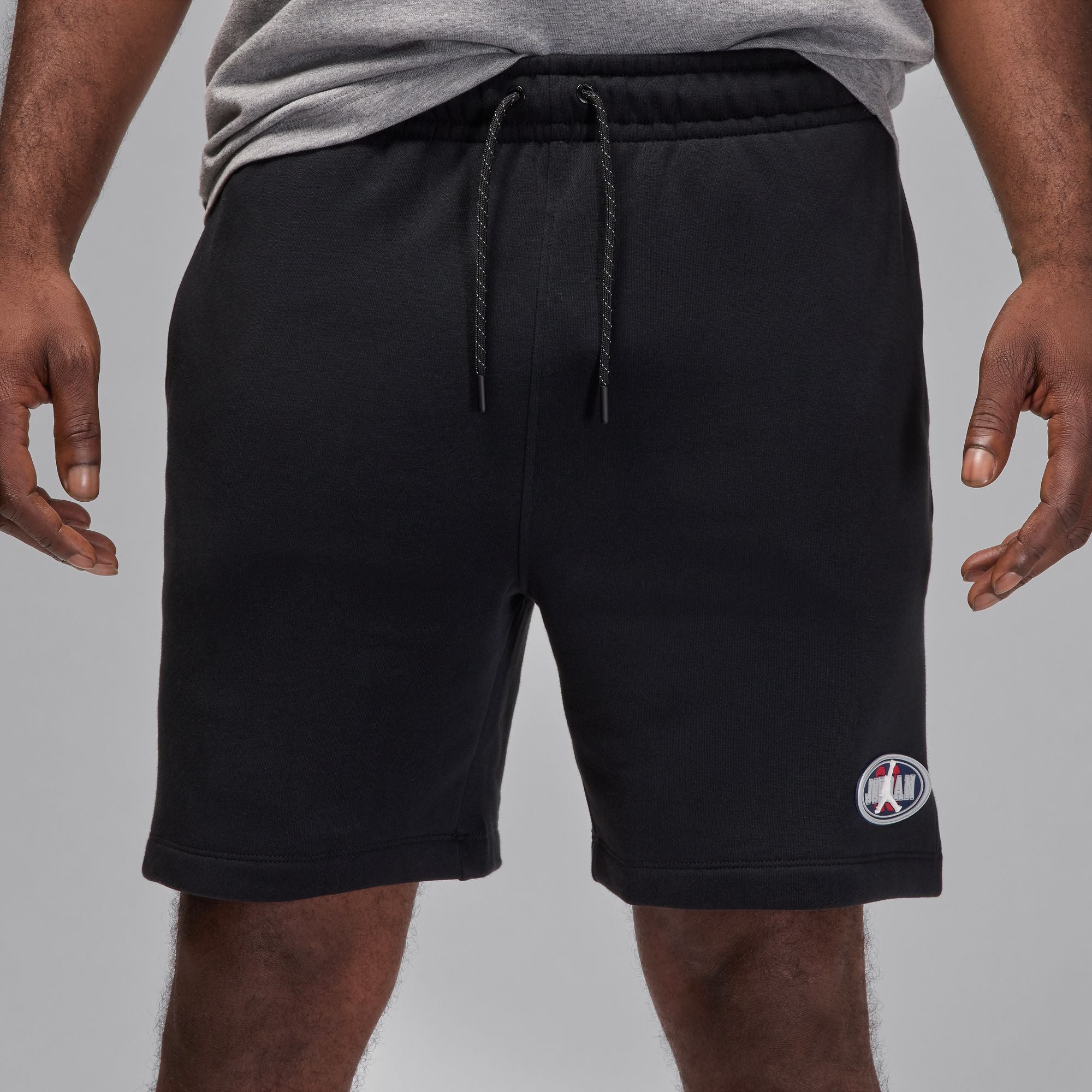 Air Jordan Mens Brooklyn Fleece Shorts - Black by Denim Exchange