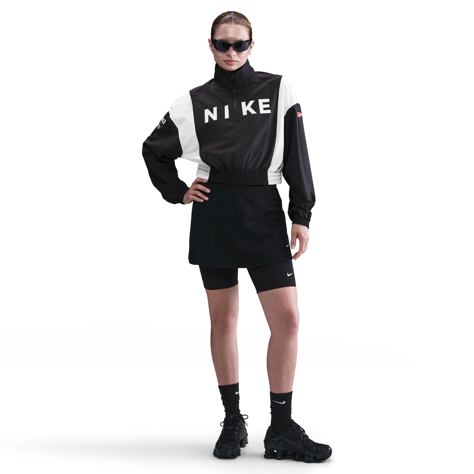 Nike Womens Sportswear Lightweight Zip Jacket - Black by Denim Exchange