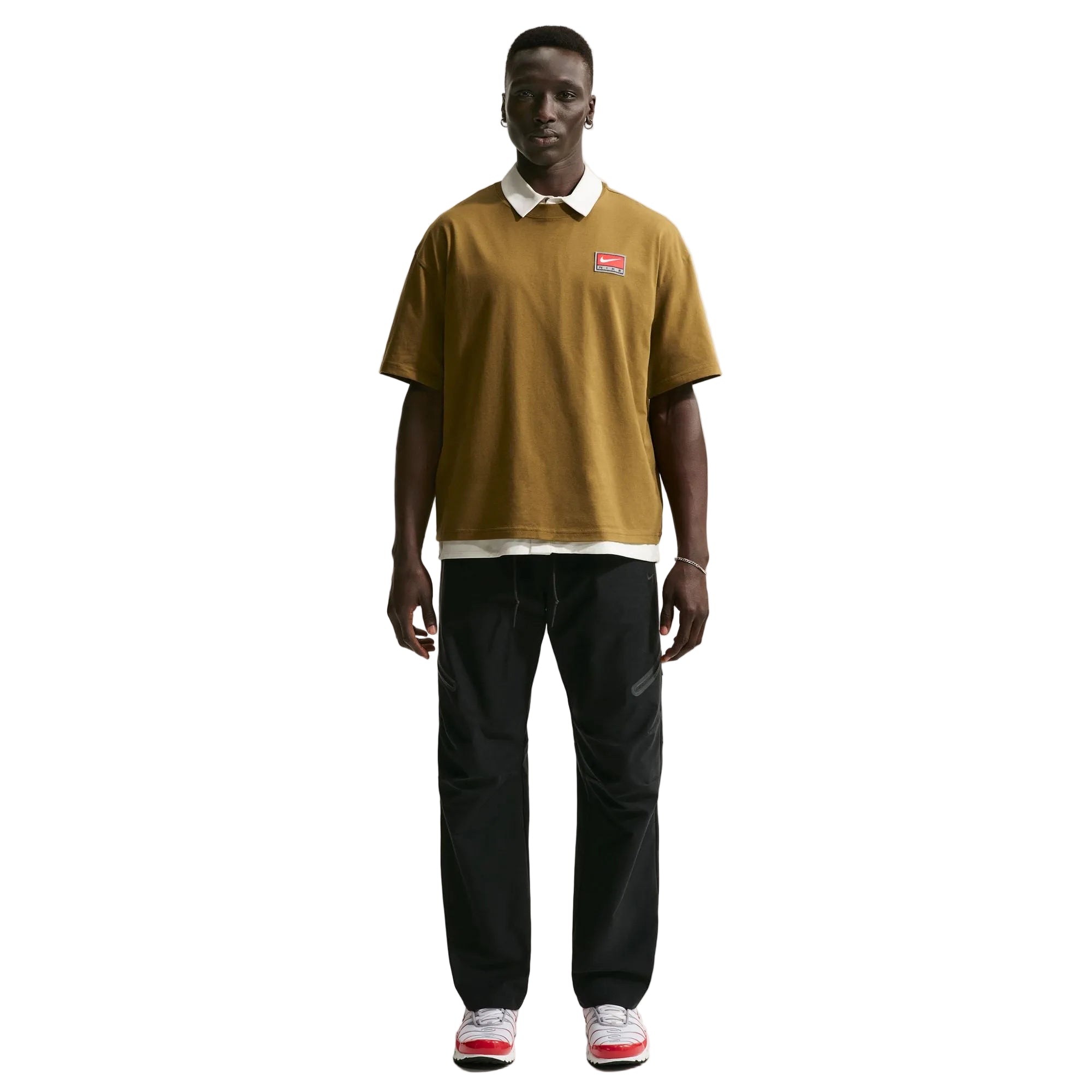 Nike Mens Life Tee - Olive Flak by Denim Exchange