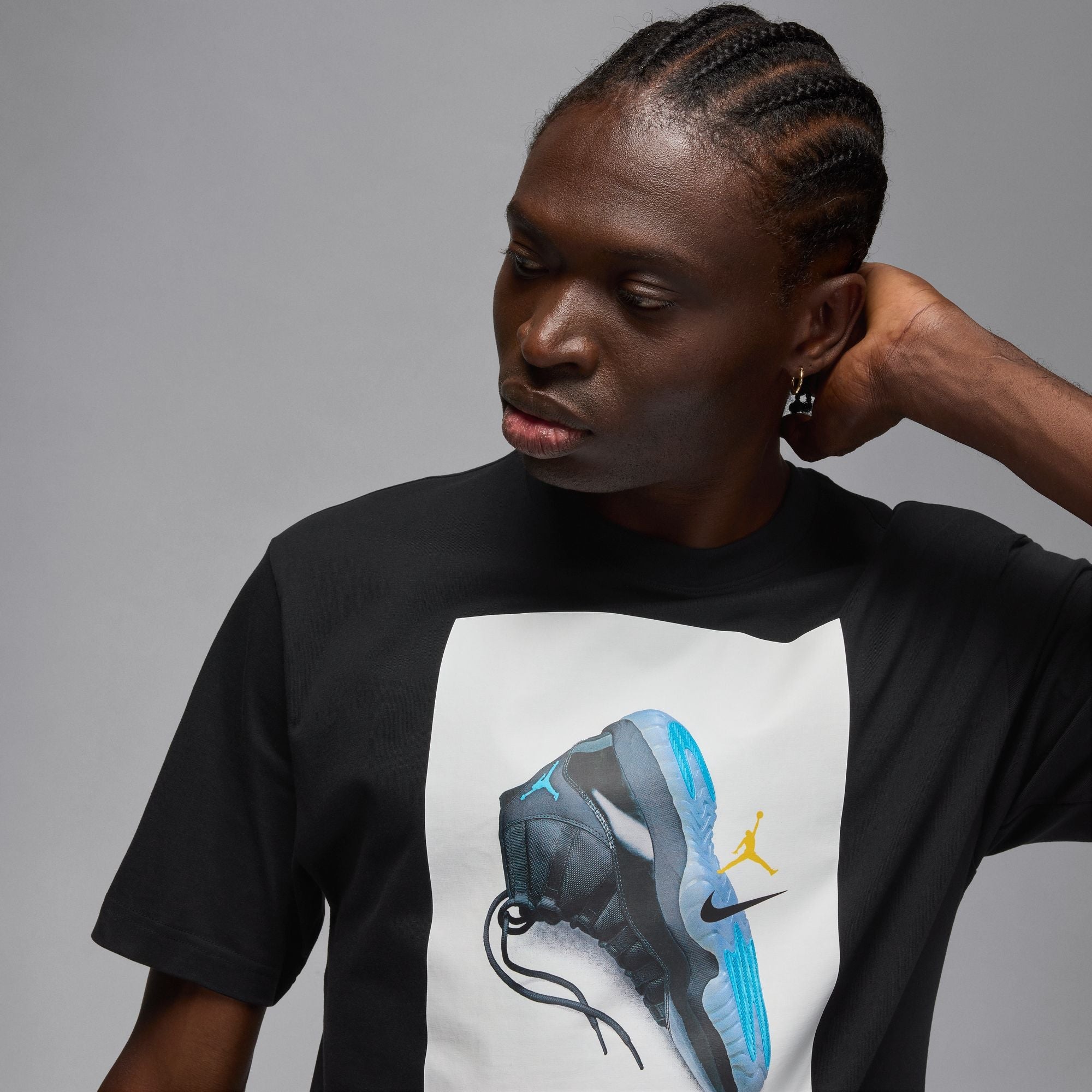 Air Jordan Mens Gamma Tee - Black by Denim Exchange