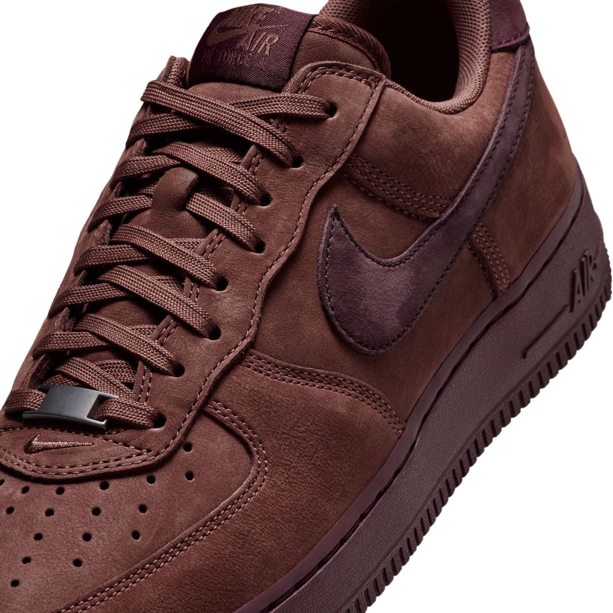 Nike Mens Air Force 1 Low Retro Premium - Red Sepia by Denim Exchange