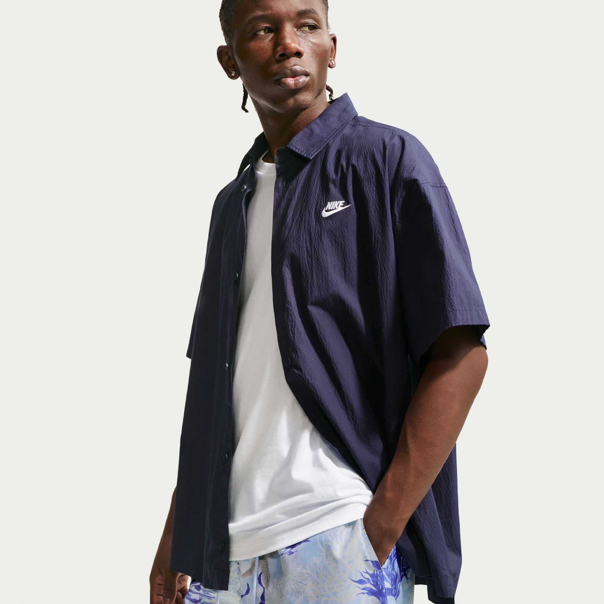 Nike Mens Club Flow Shorts - Celestine Blue by Denim Exchange