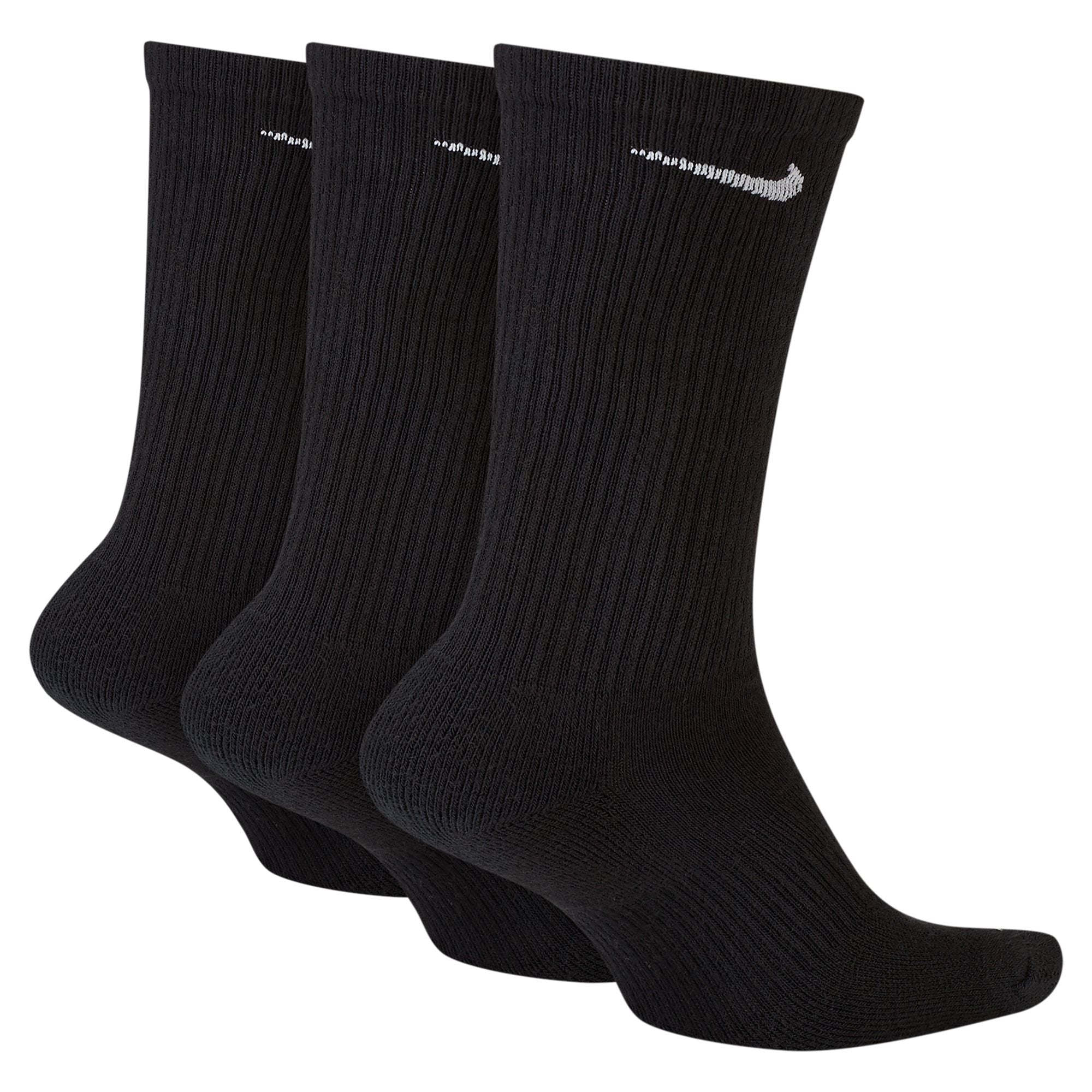 Nike 3-Pack Everyday Plus Cushioned Socks - Black by Denim Exchange