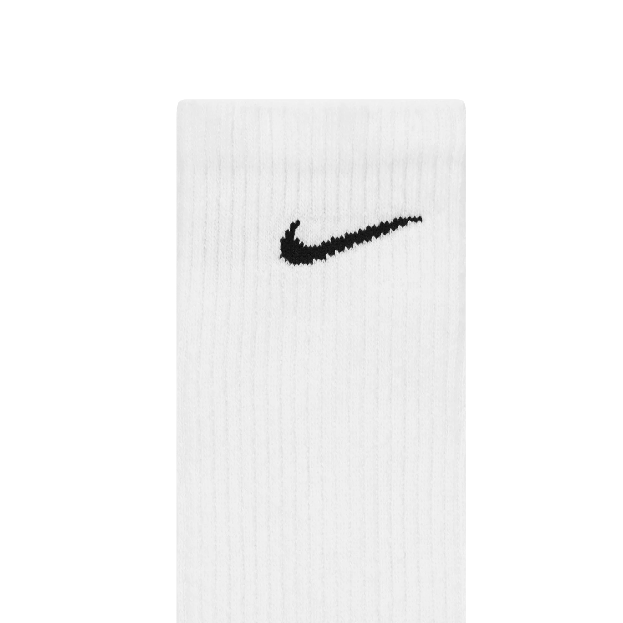 Nike Dri-Fit 6-Pack Cushioned Crew Socks - White by Denim Exchange