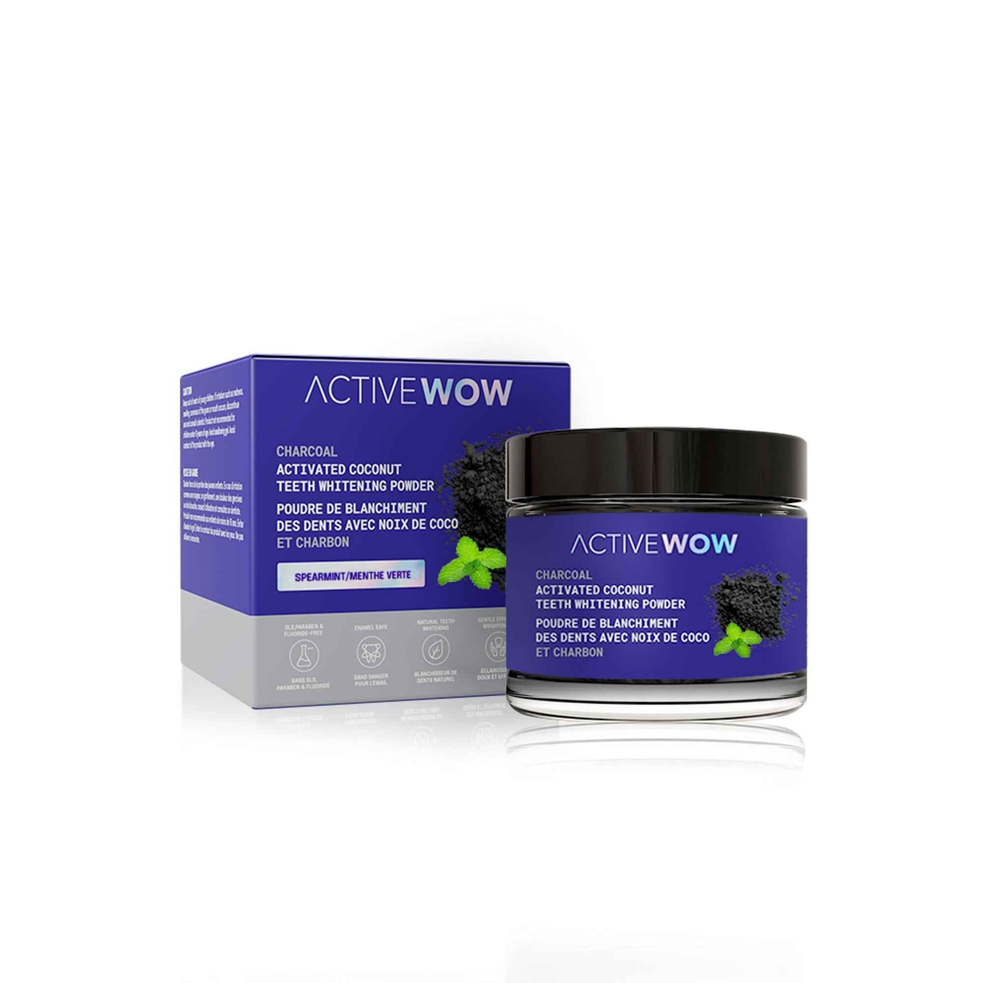 Activated Charcoal Teeth Whitening Powder by Active Wow