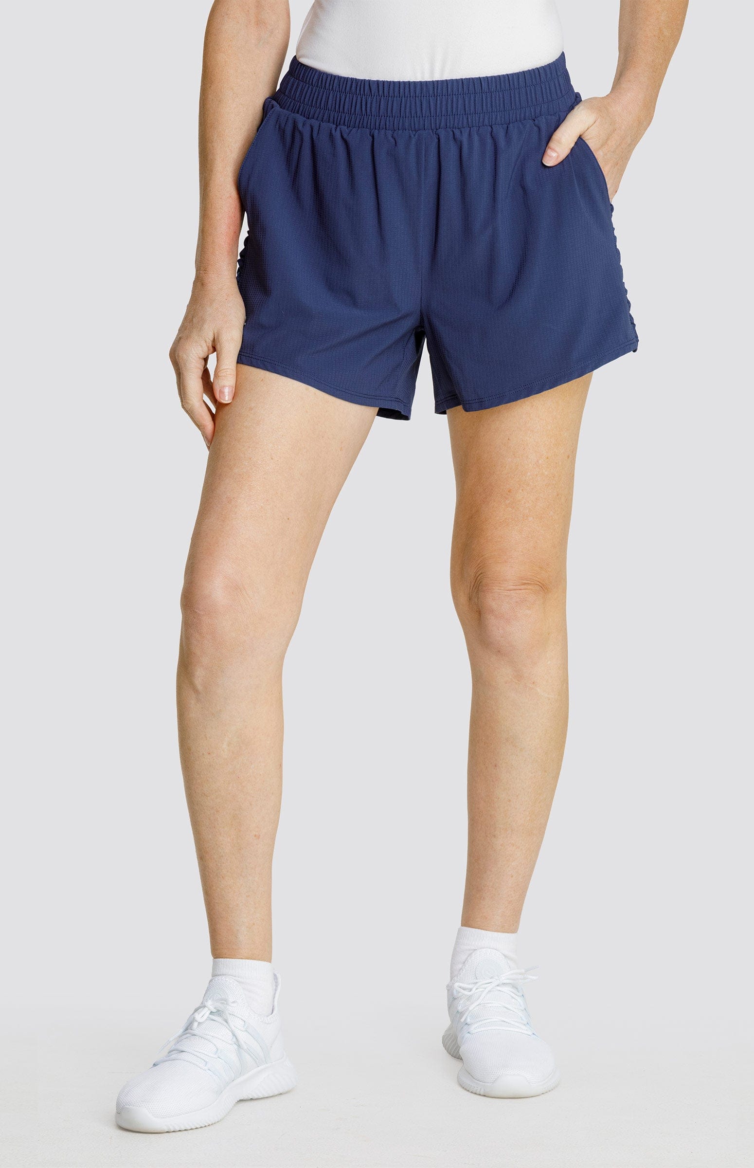 Roe 4" Short - Navy Blue DestGlow