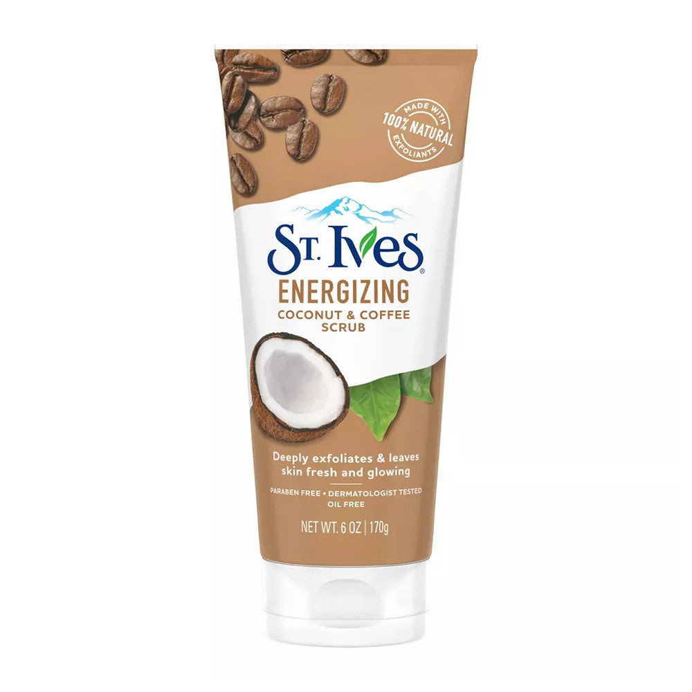 St. Ives Energizing Coconut & Coffee Face Scrub 6 oz