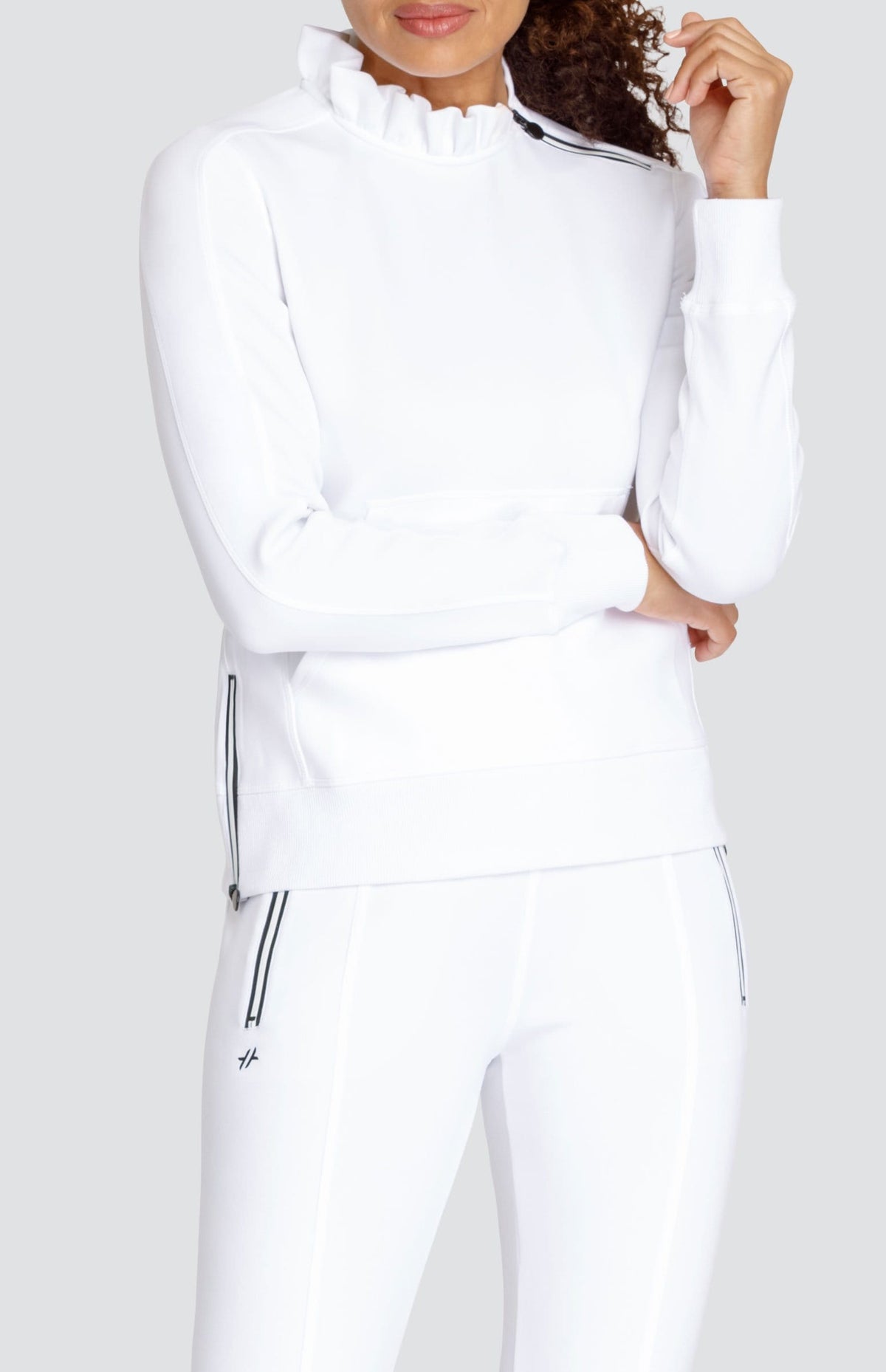 Condoleezza Chalk White Pullover DestGlow