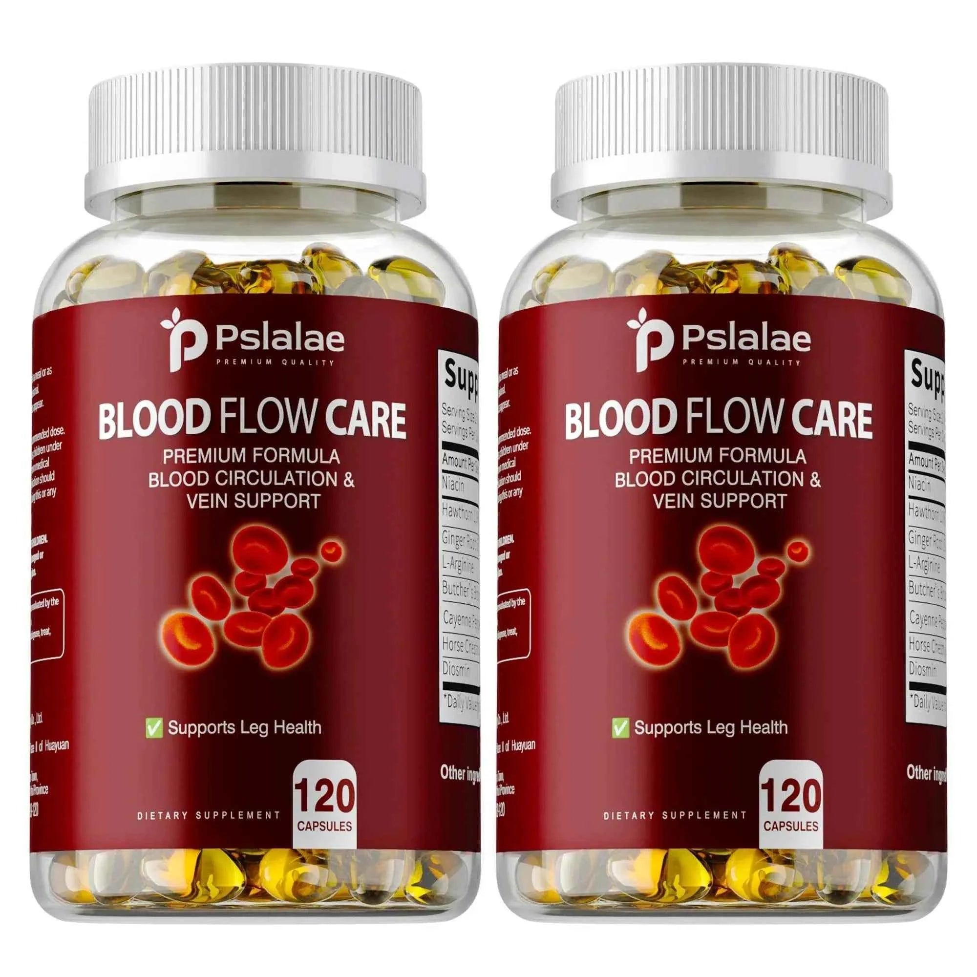 Blood Flow Care - Balance Blood Pressure, Support Heart, Cardiovascular Health, Promote Blood Circulation - 120 Capsules