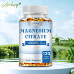 Magnesium Citrate Capsules - for Muscle, Nerve, Bone and Heart Health - 120 Capsules