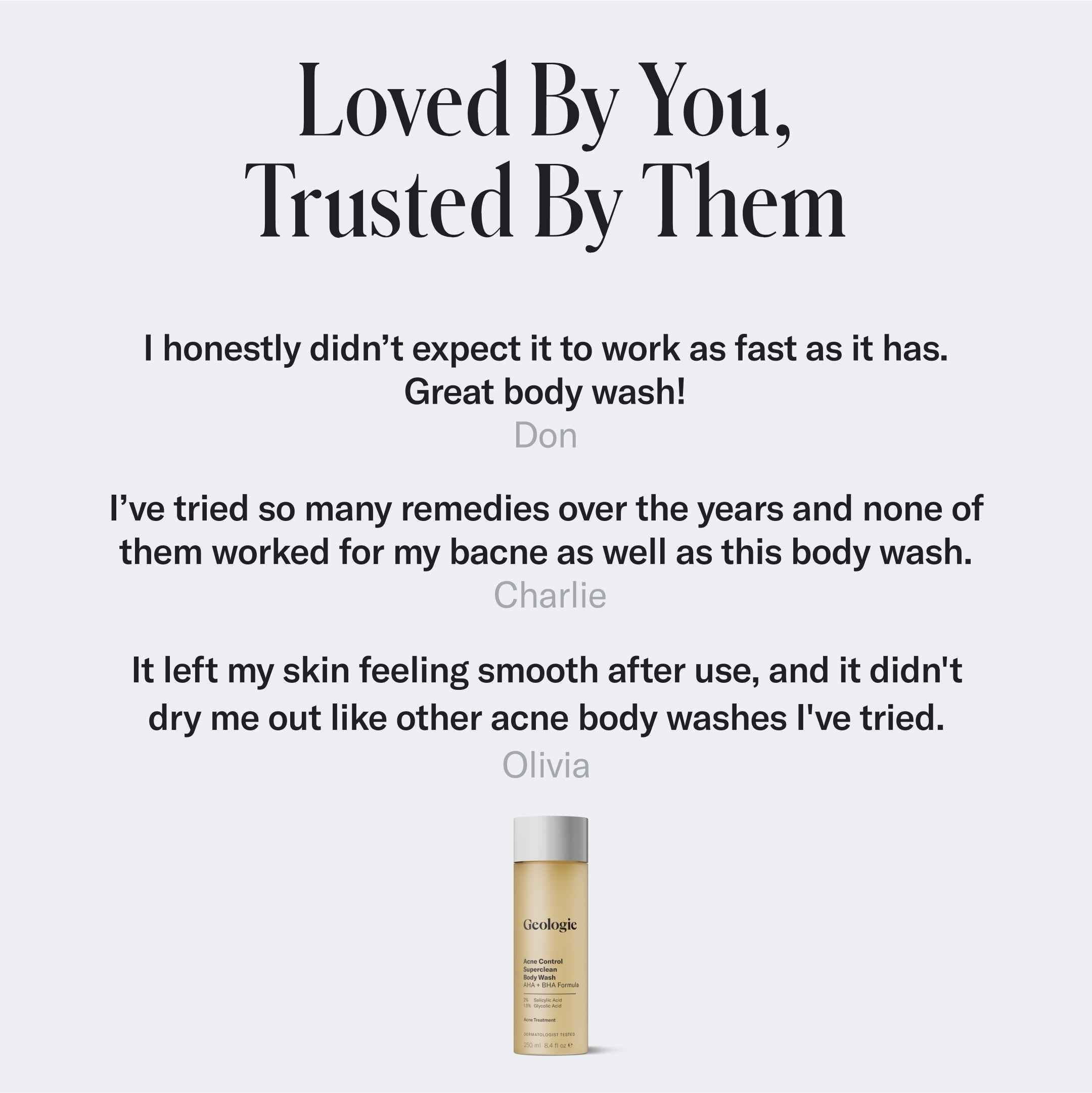 Acne Control Superclean Body Wash