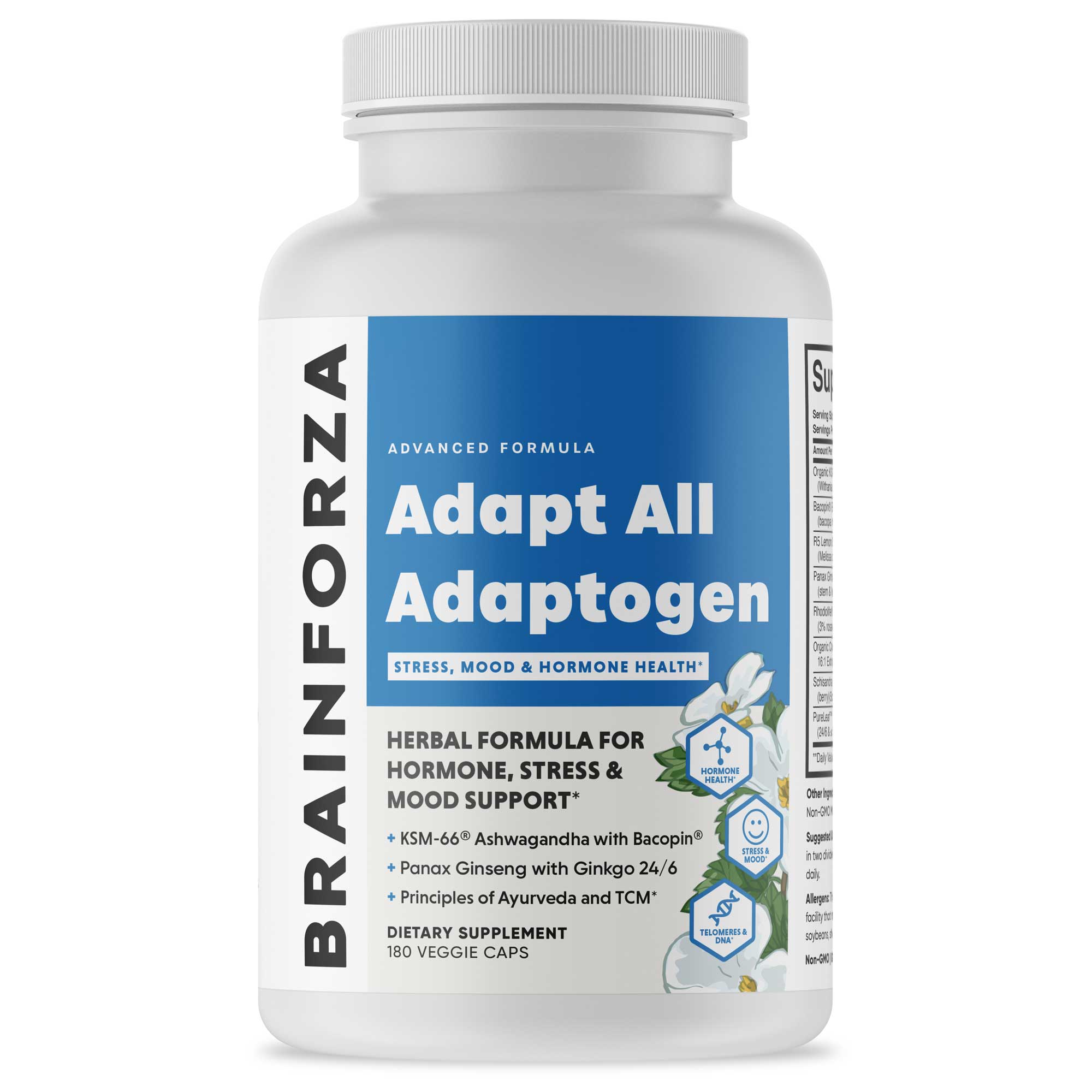 Adapt All Adaptogen, 180 Capsules by Brain Forza®