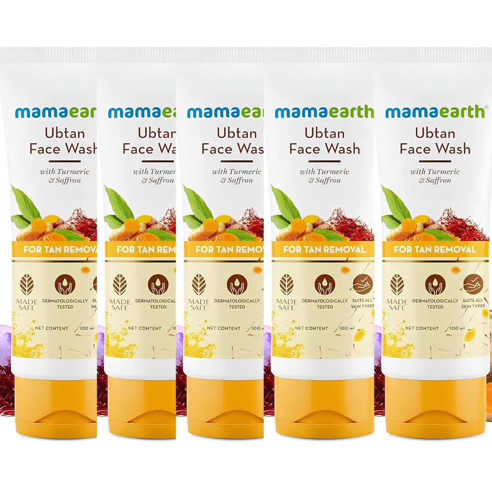 Mamaearth Ubtan Face Wash For Tan Removal