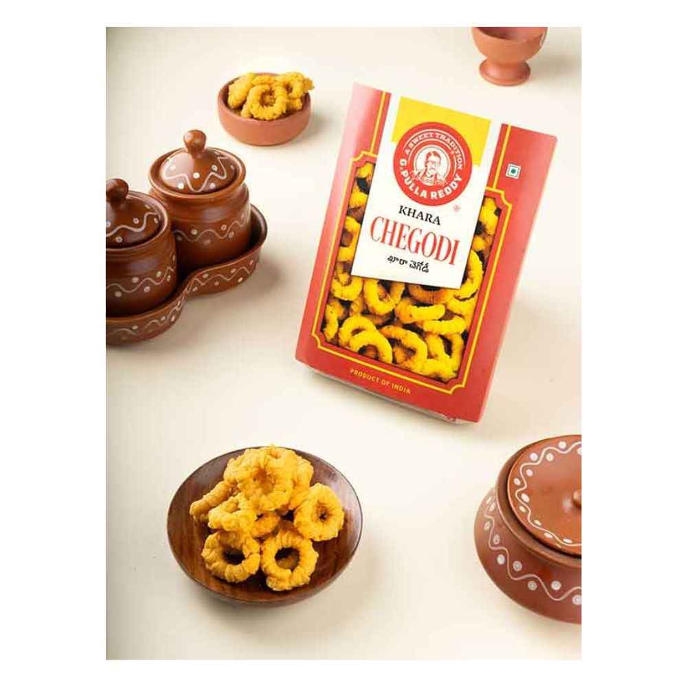 Pulla Reddy Chegodi | Crunchy Indian Snacks Chegodi by G Pulla Reddy Sweets