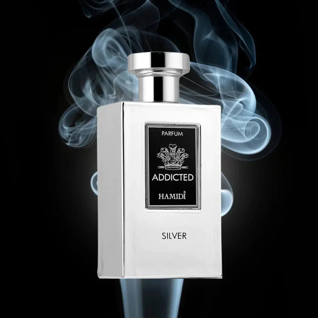 Addicted Silver By Hamidi For Men 4.0oz Parfum Spray - DestGlow
