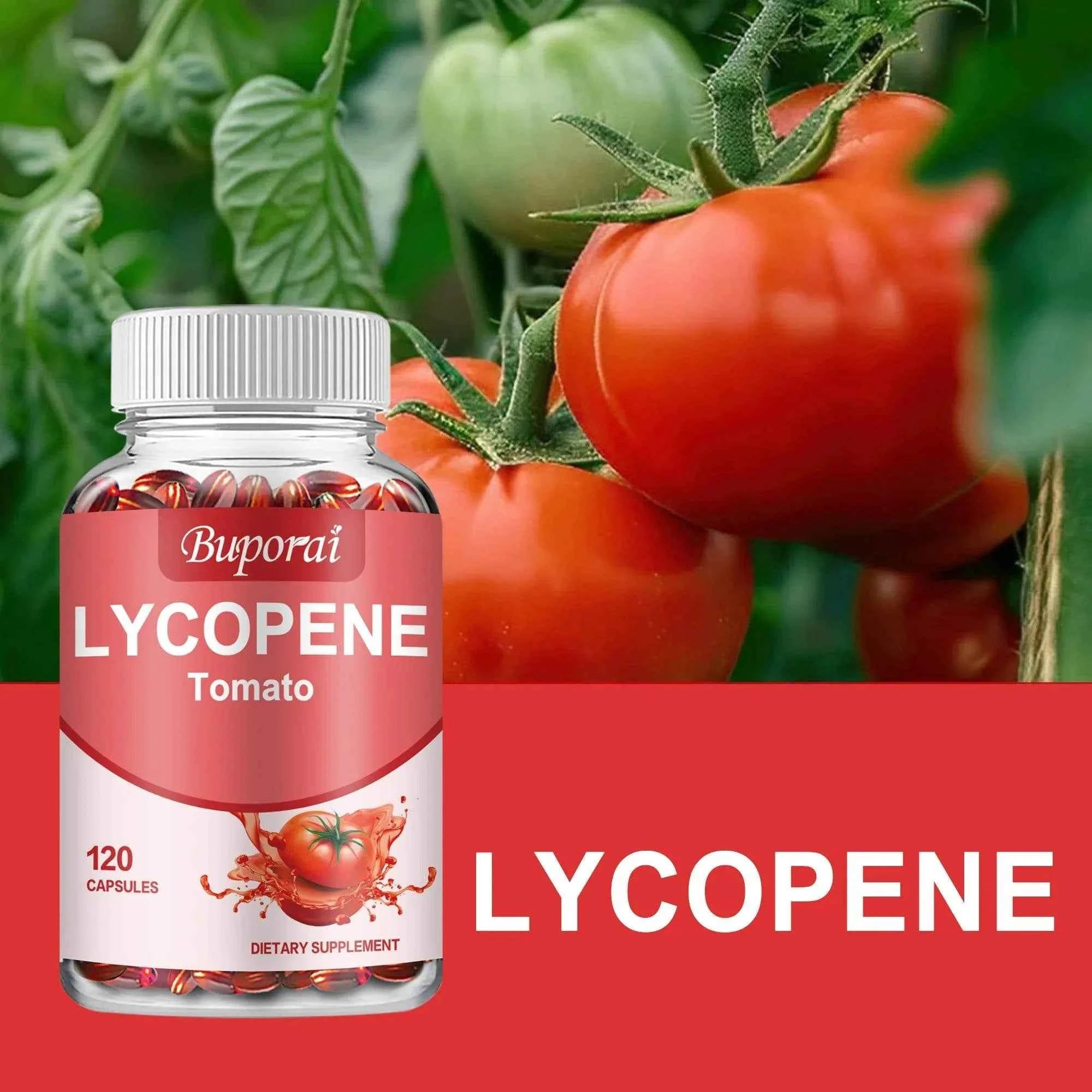 Lycopene - Antioxidant, Promotes Prostate, Heart, Vision Health, Immune Support - 120 Capsules