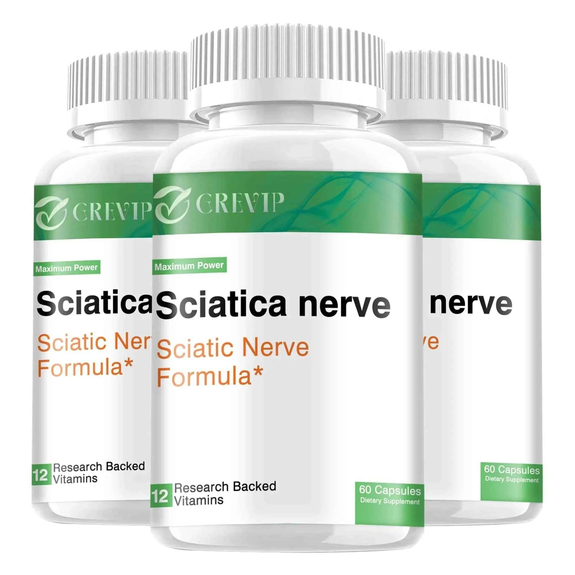 Sciatic Nerve Supplement - Nervous System and Joint Support - R-Alpha Lipoic Acid, Vitamin B Complex - 60 Capsules