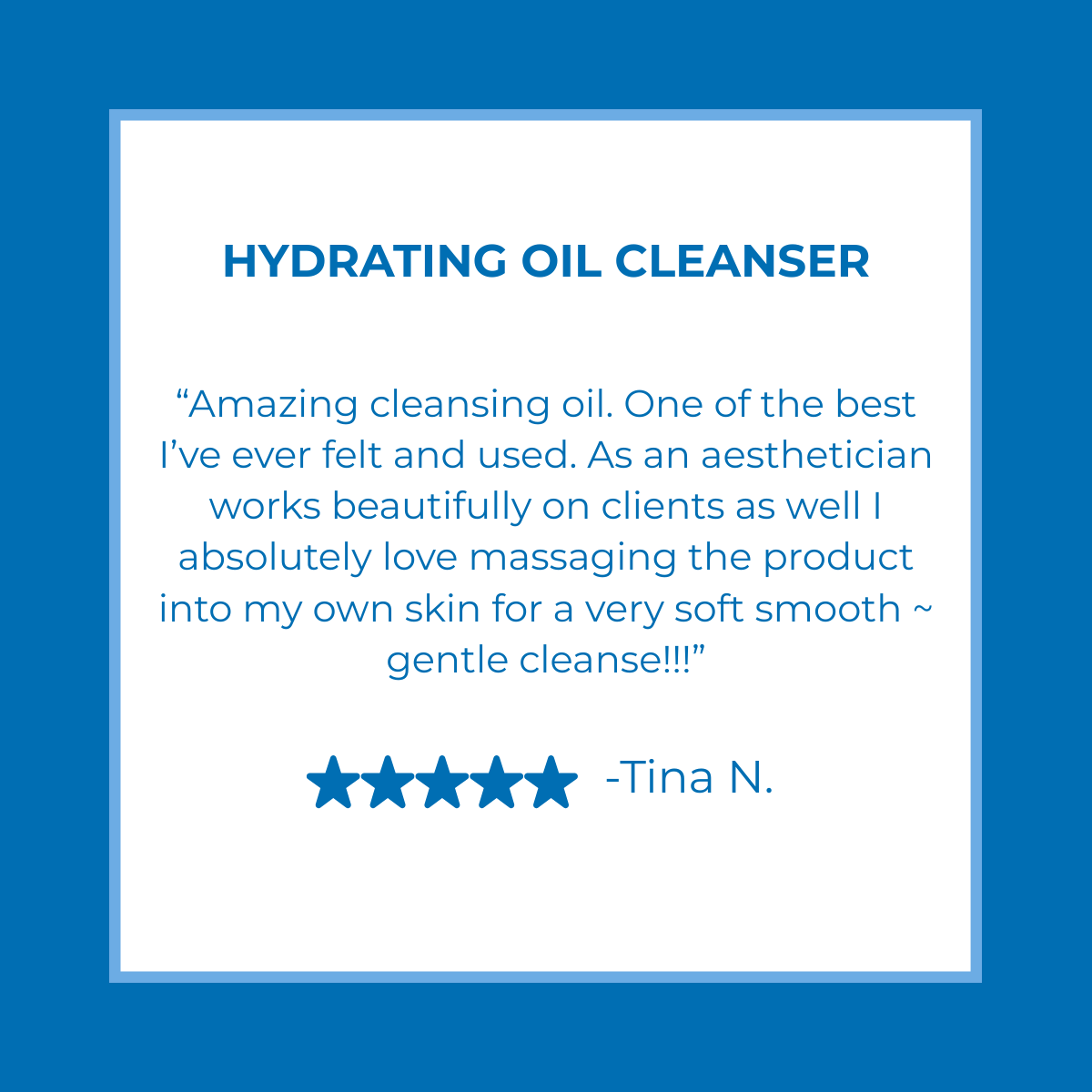 Hydrating Oil Cleanser DestGlow