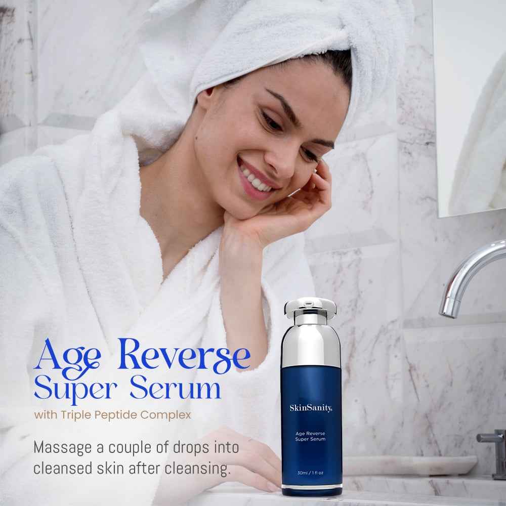 SkinSanity® Age Reverse Super Serum with Triple Peptides 1 fl oz