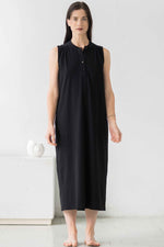 Aisha Relaxed Sleeveless Sleep Maxi Tunic